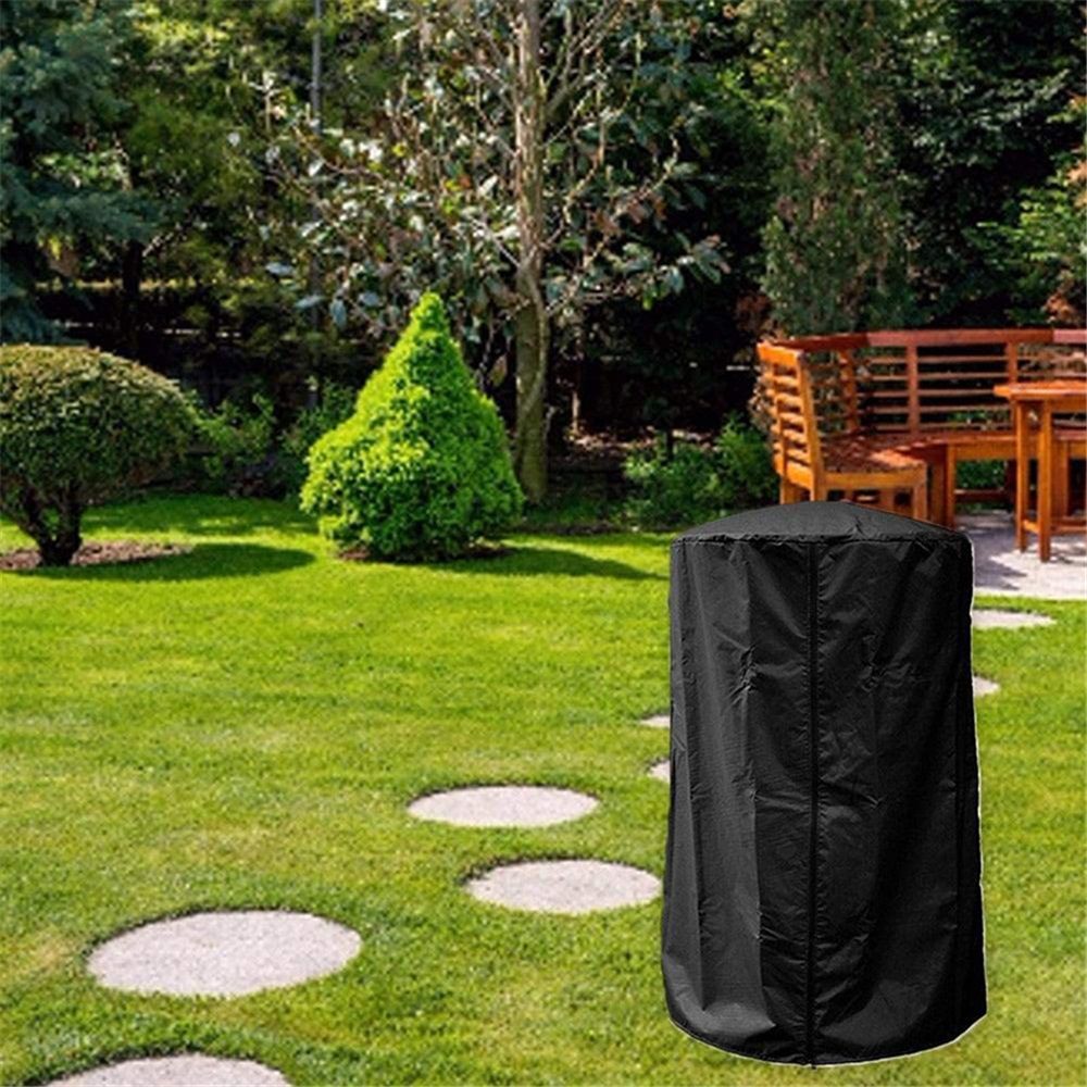 Heavy Duty Waterproof Tabletop Heater Cover, Dustproof/ Wind/ Sunlight/ Snow-Resistant,Winter Patio Heater Covers, Black — image 2