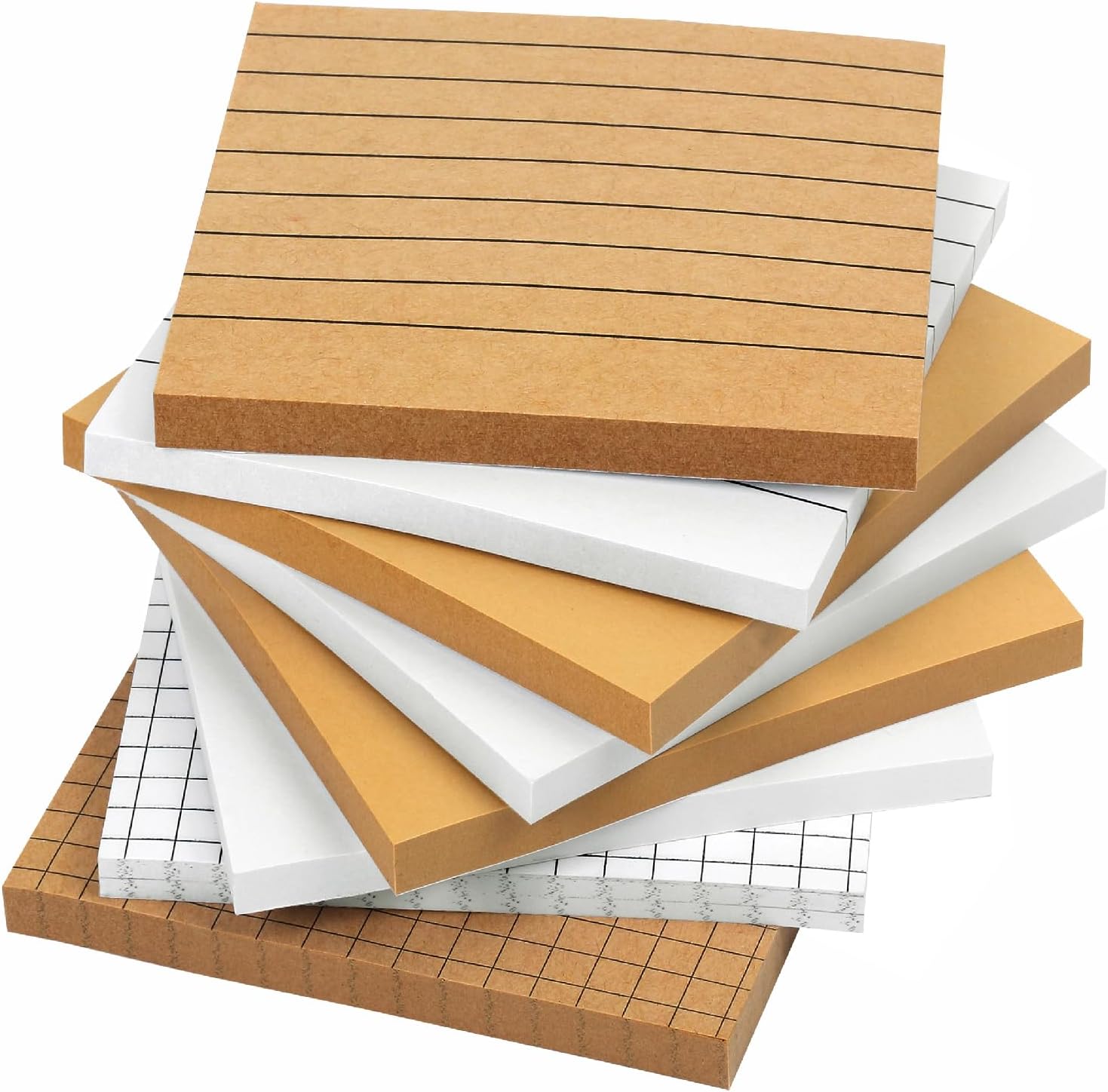 Sticky notes - Memo pad - Notepads - Bullet journal accessories - School supplies - Office supplies - Kraft paper - Notepads - Aesthetic stationery - Scrapbook — image 4