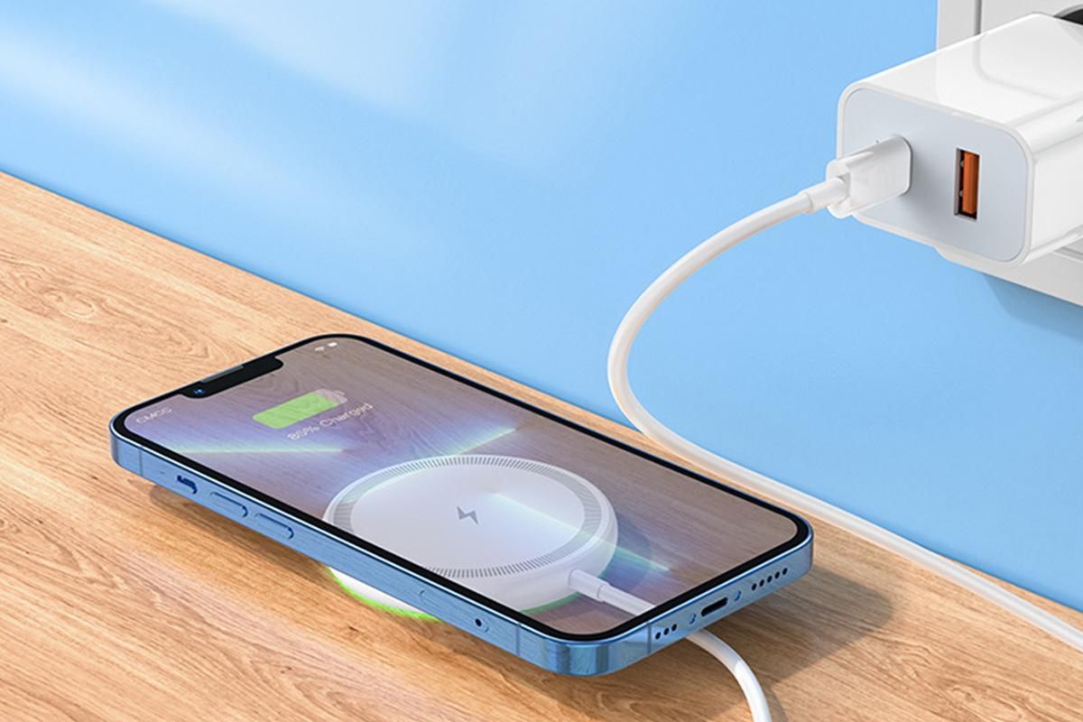 Magsafe Wireless Charger for iPhone 16 15 14 13 12 Fast Charger -White โ image 2
