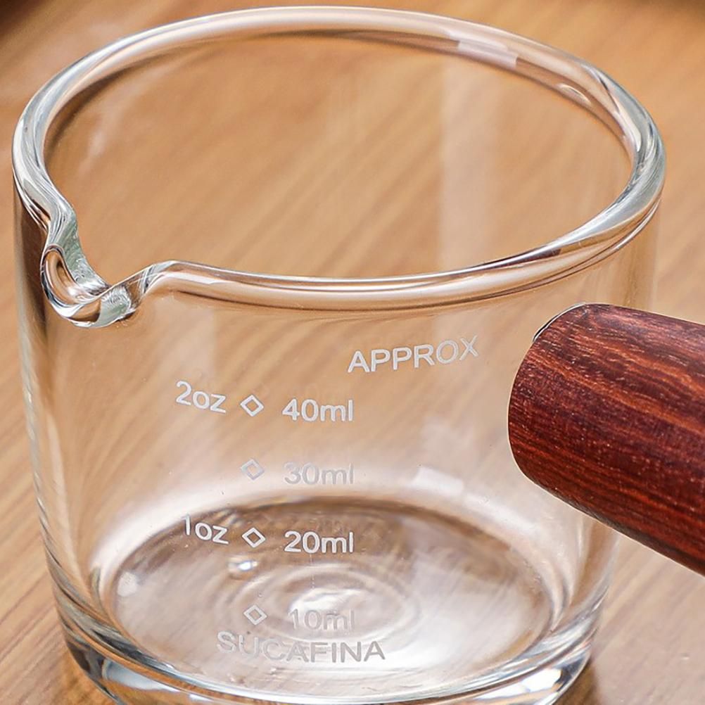 Glass Milk Cup Glass Measuring Cup with Handle Clear Scale Baking Milk Cup for Kitchen Accessories — image 4