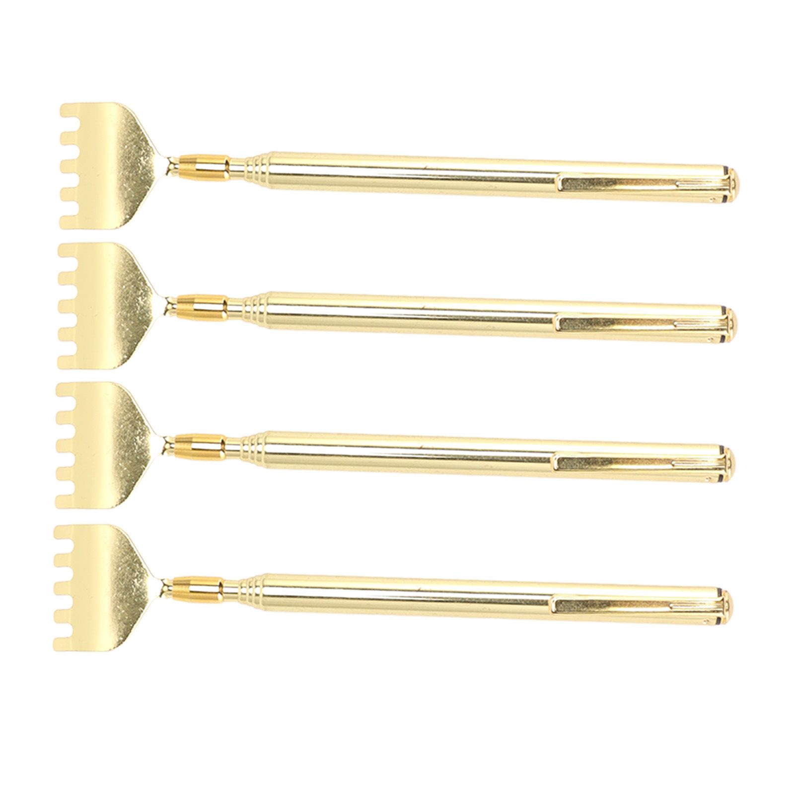 4PCS Extendable Back Scratcher Portable Stainless Steel Telescoping Back Scratcher for Massage โ image 2