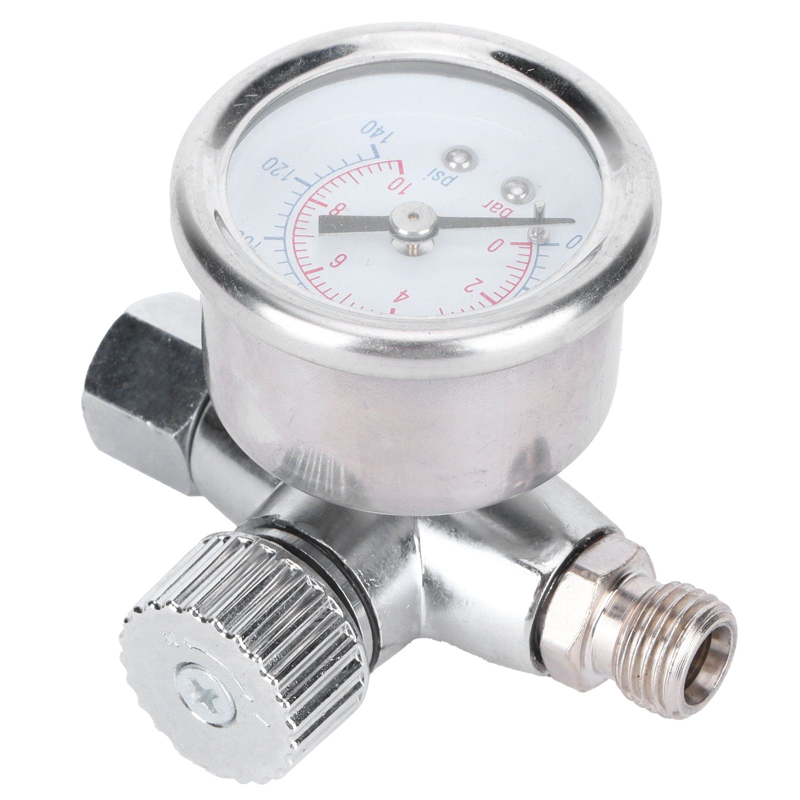 1/4in Spray Guns Air Pressure Regulator Pressure Regulating Adjusting Valve Gauge — image 6