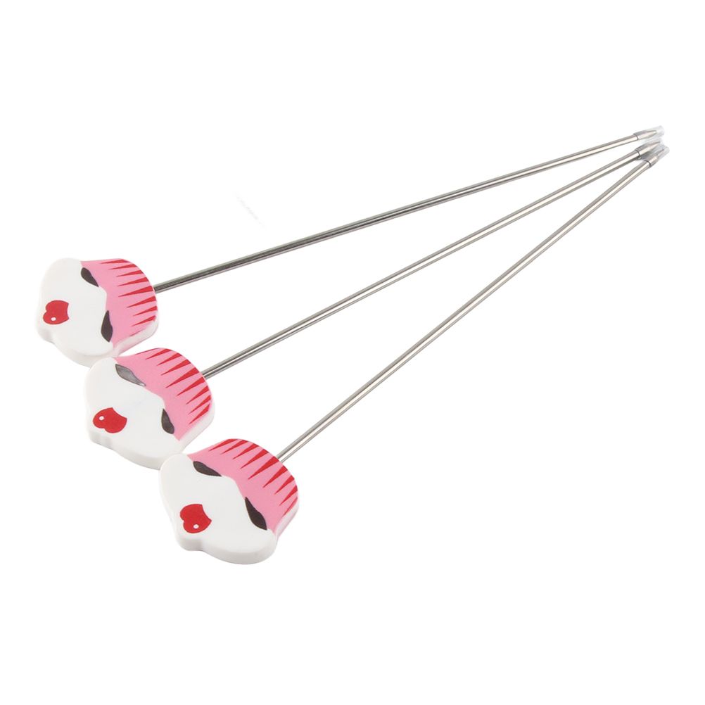 3Pcs Stainless Steel Cake Tester Probe Cake Tester Biscuits Baking Test Needle DIY Baking Tool for Cake Bread Muffin Testing — image 4