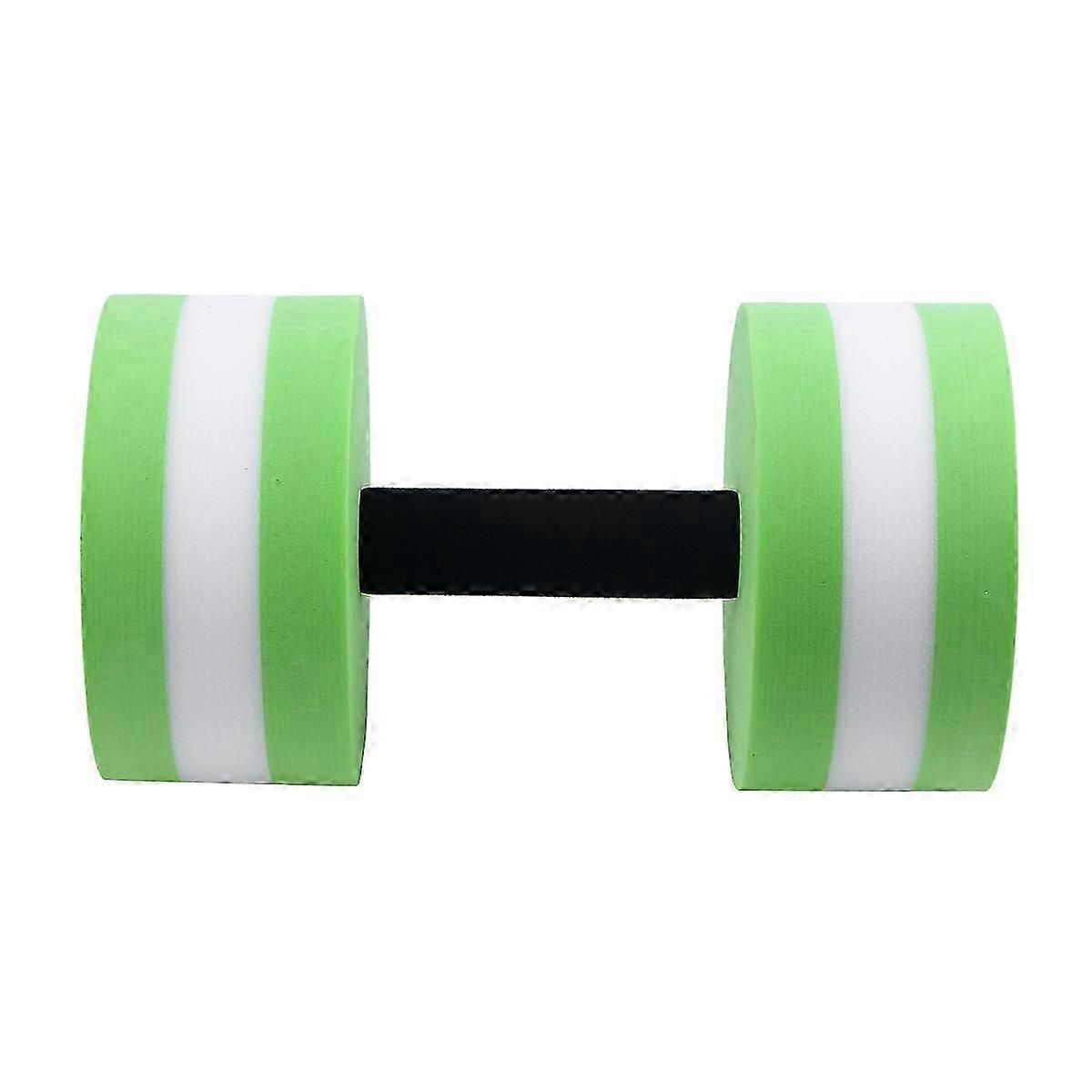 2PCS EVA Water Dumbbells Aquatic Exercise Barbells for Water Aerobics Pool Fitness Resistance Training - Green โ image 4