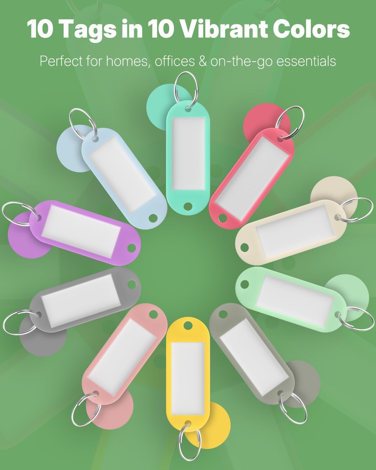 Plastic Key Identifiers with Split Ring โ image 4