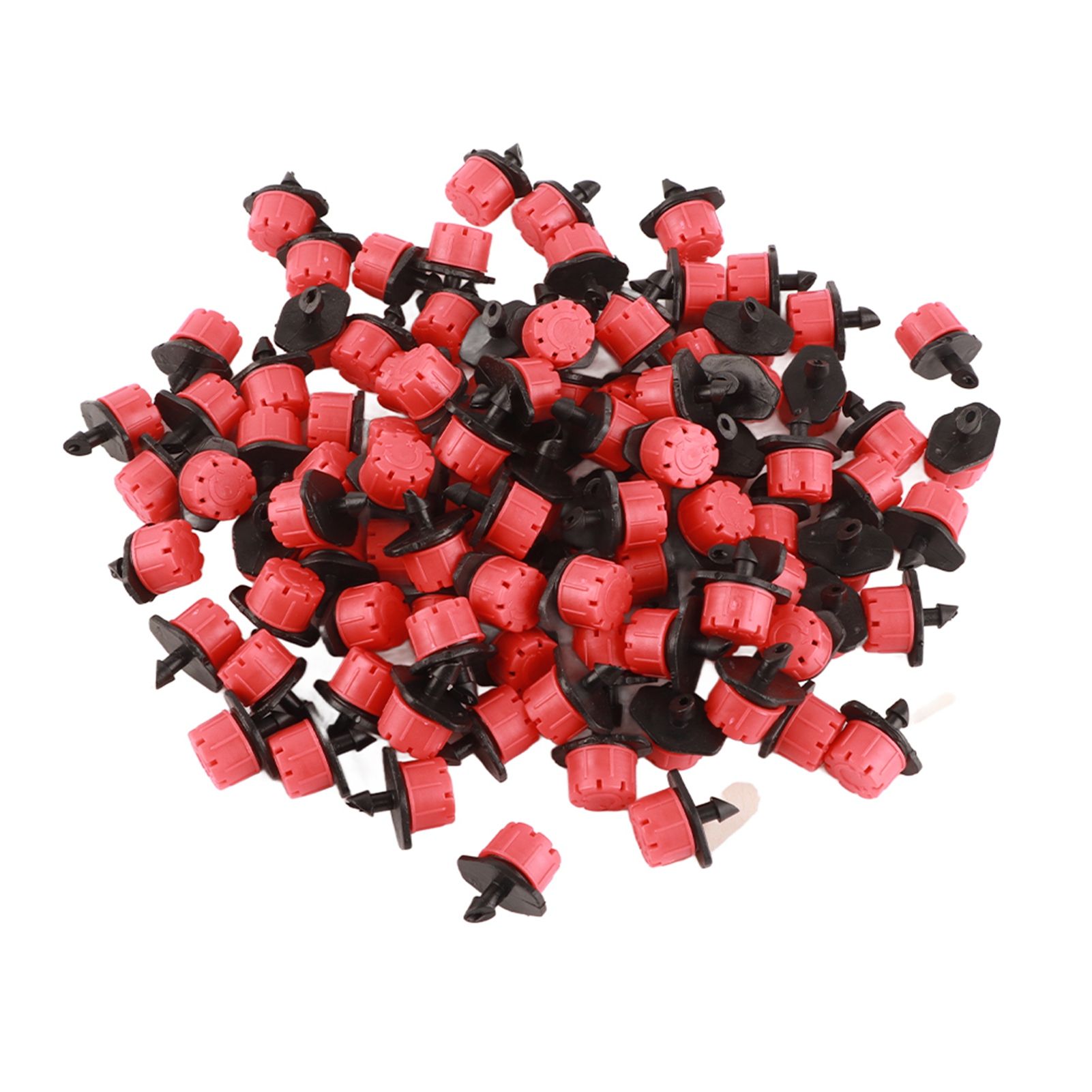 100pcs Adjustable Mini Garden Irrigation Watering Flow Dripper Head Drip Flower Plant Tools — image 2