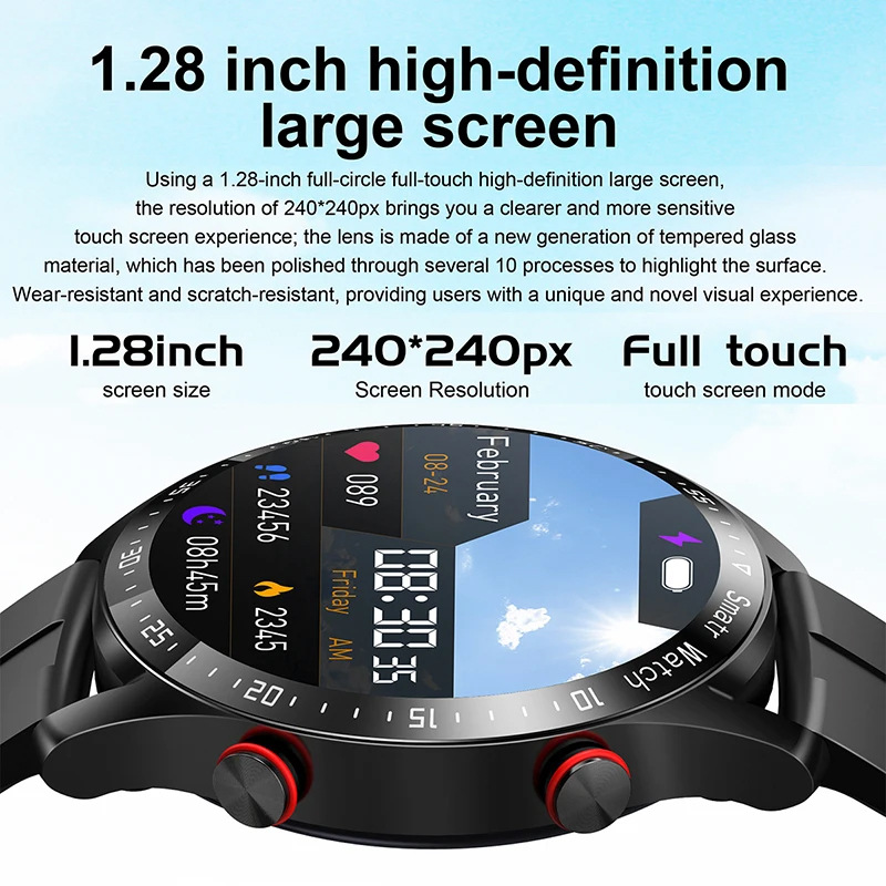Silver Silicone Business Smartwatch with ECG and PPG Monitoring โ image 4