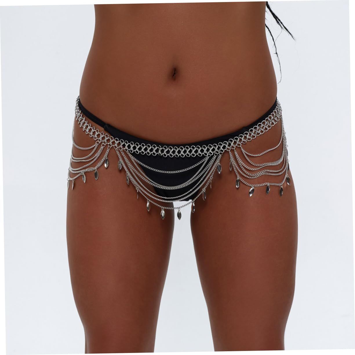 Multi Layer Waist Chain Fashion Jewelry Rhinestone Bikini Summer Bikini Body Chain Rhinestone Belly Fashion Bikini Waist โ image 5