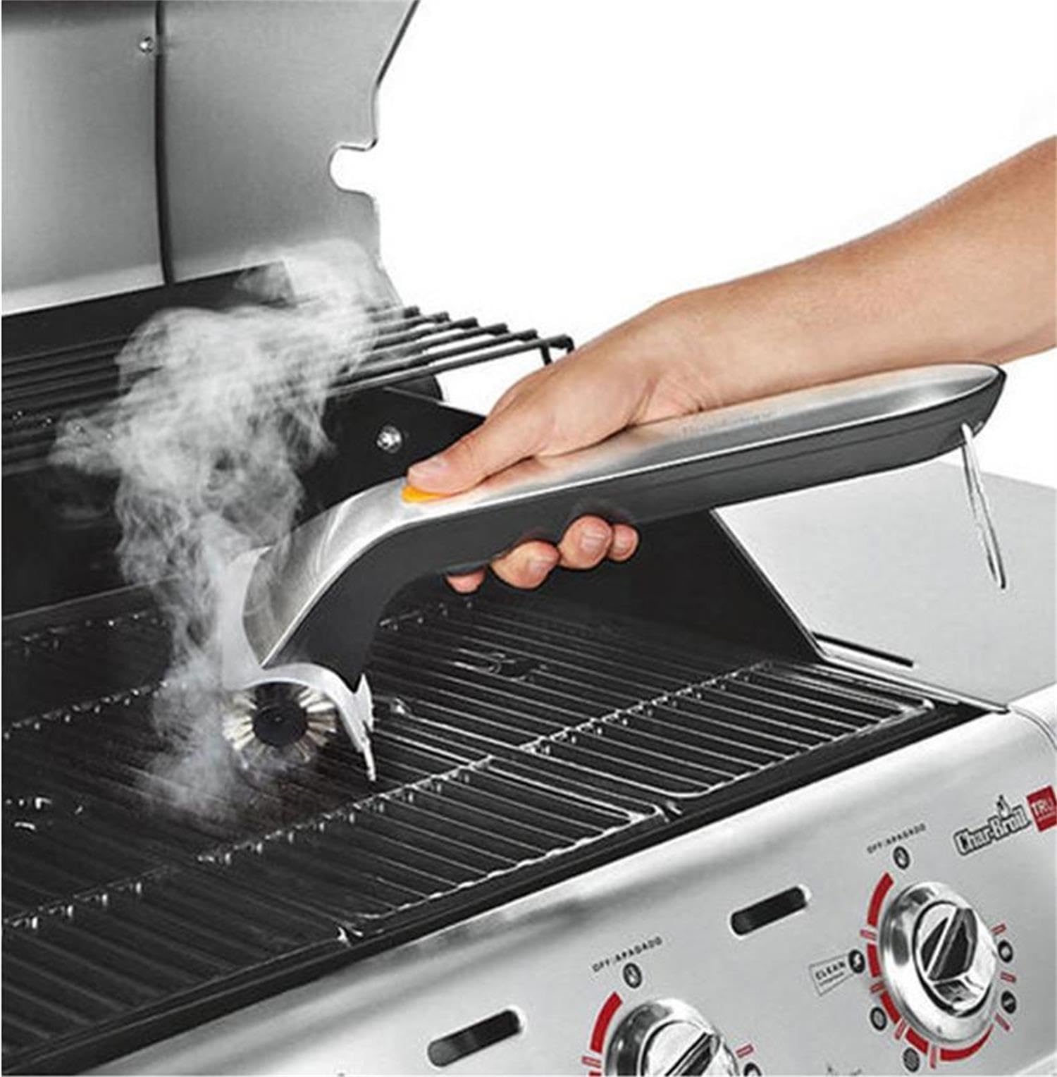 Electric Steam Grill Brush with Stainless Steel Bristles & 3000mAh Rechargeable Battery – Powerful BBQ Cleaner for All Grills, Indoor and Outdoor Use (Grey) — image 5