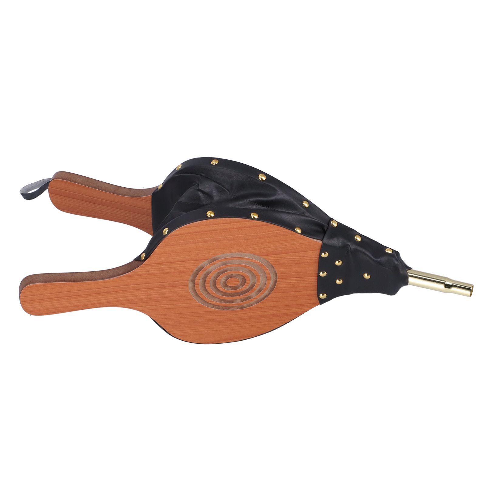 Wood Fireplace Bellows Large Wood Air Blower Cast Nozzle with Hanging Strap for Outdoor Camping BBQ โ image 3