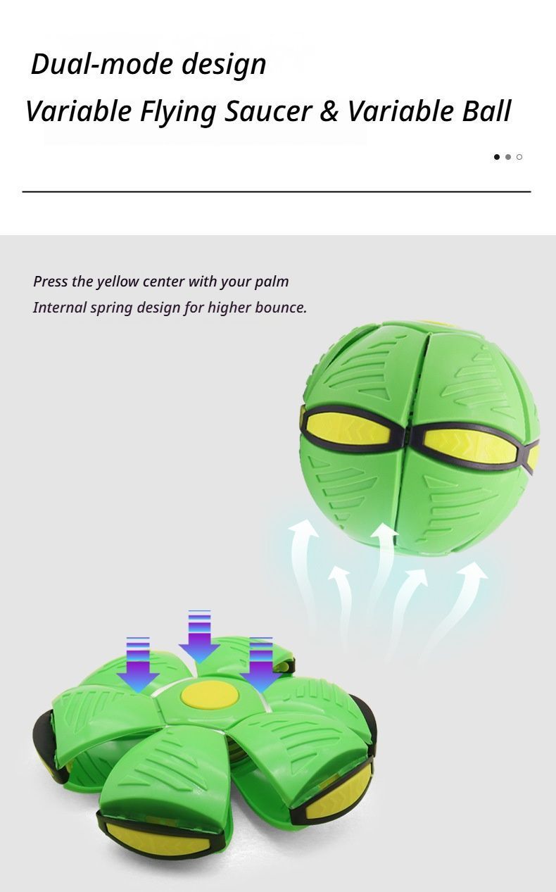 Frisbee Deformation Ball - green + No Light Version×5 — image 4