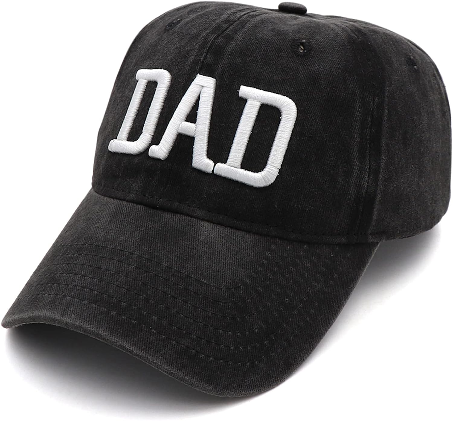Mom and Dad Hats Fathers Day Mom Dad Gifts Hat Embroidered Adjustable Baseball Caps Gift for Couples Parents โ image 2
