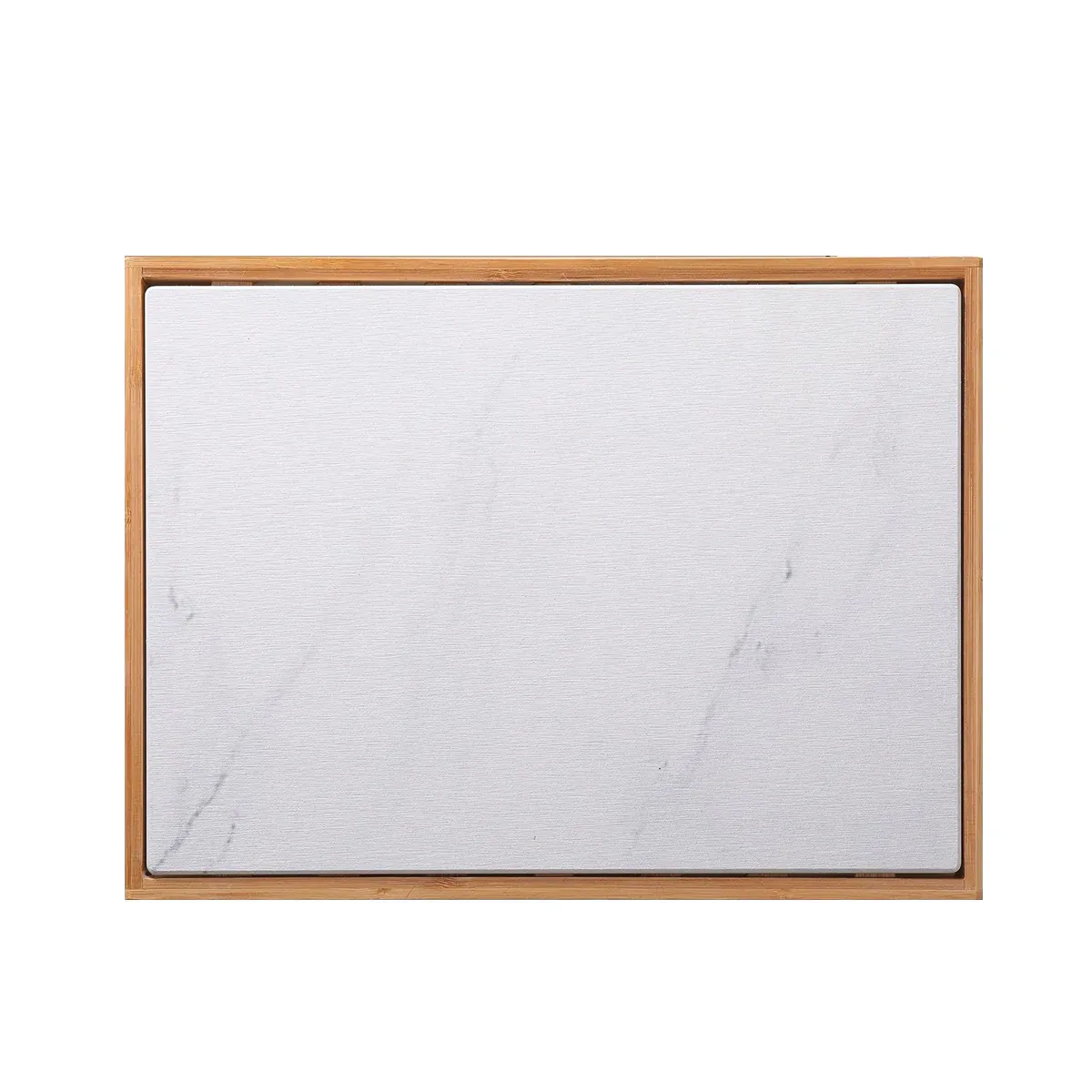 Diatomite Instant Absorbent Dry Mat With Bamboo Frame Bathroom Kitchen Dry Pad — image 2