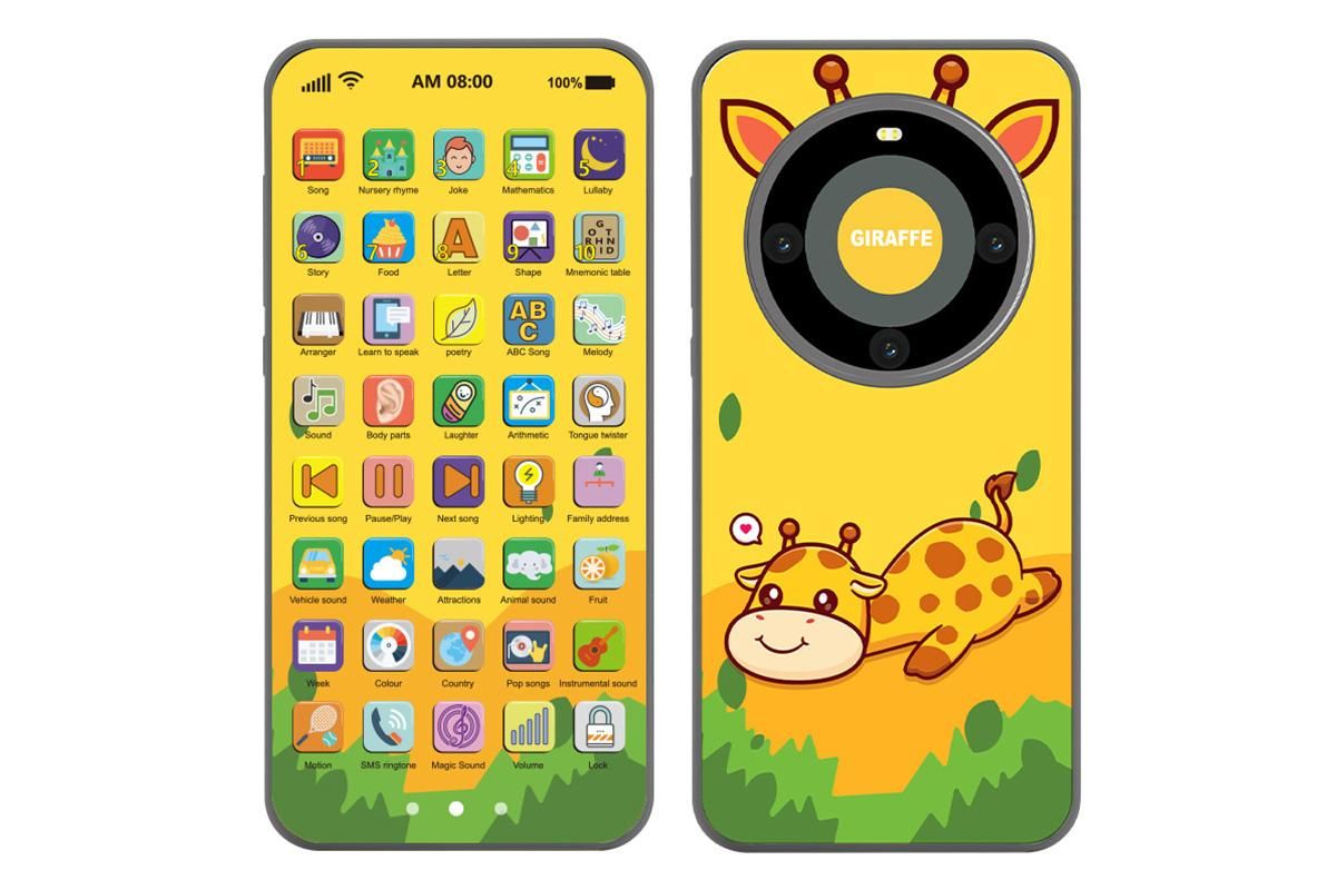 Learning Phone Toy with Over 10000 Educational Contents Touch Screen Early Education Gift for 3 year old+ - Deer โ image 5