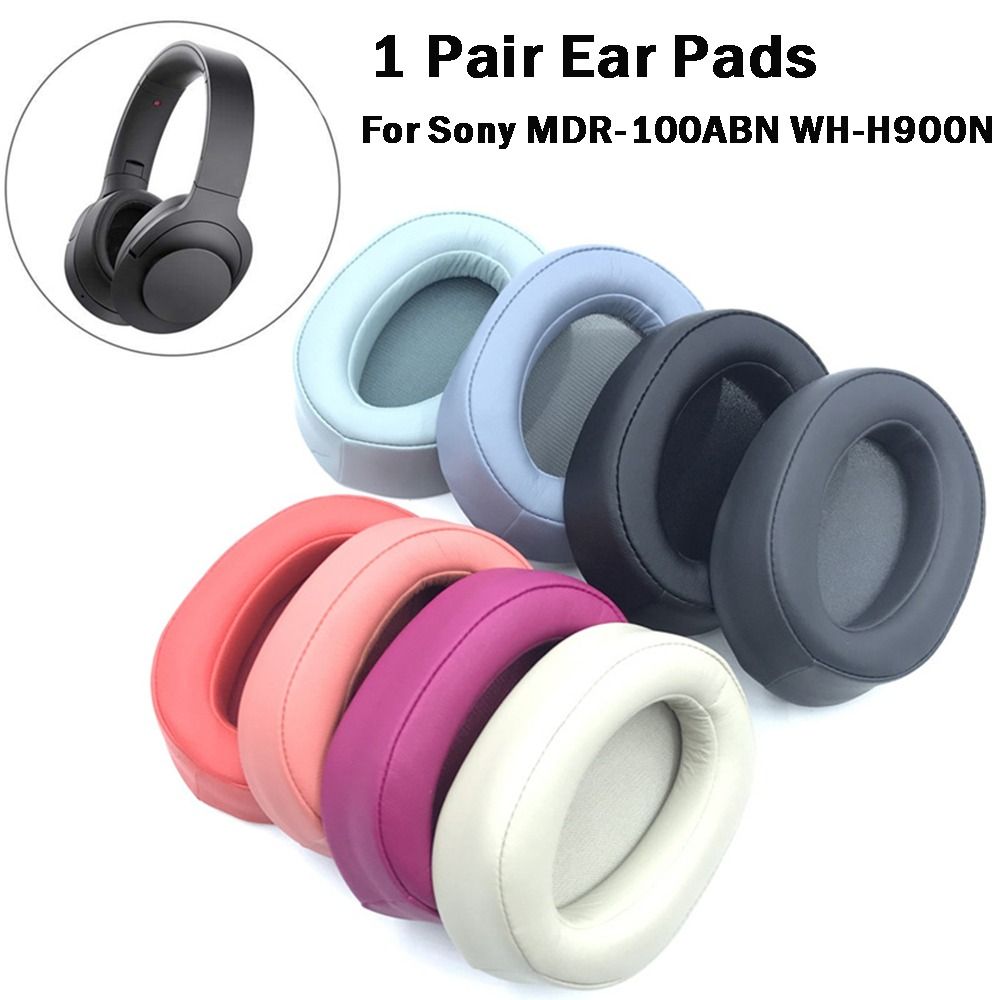 Replacement Ear Pads Compatible with Sony MDR-100ABN WH-H900N black