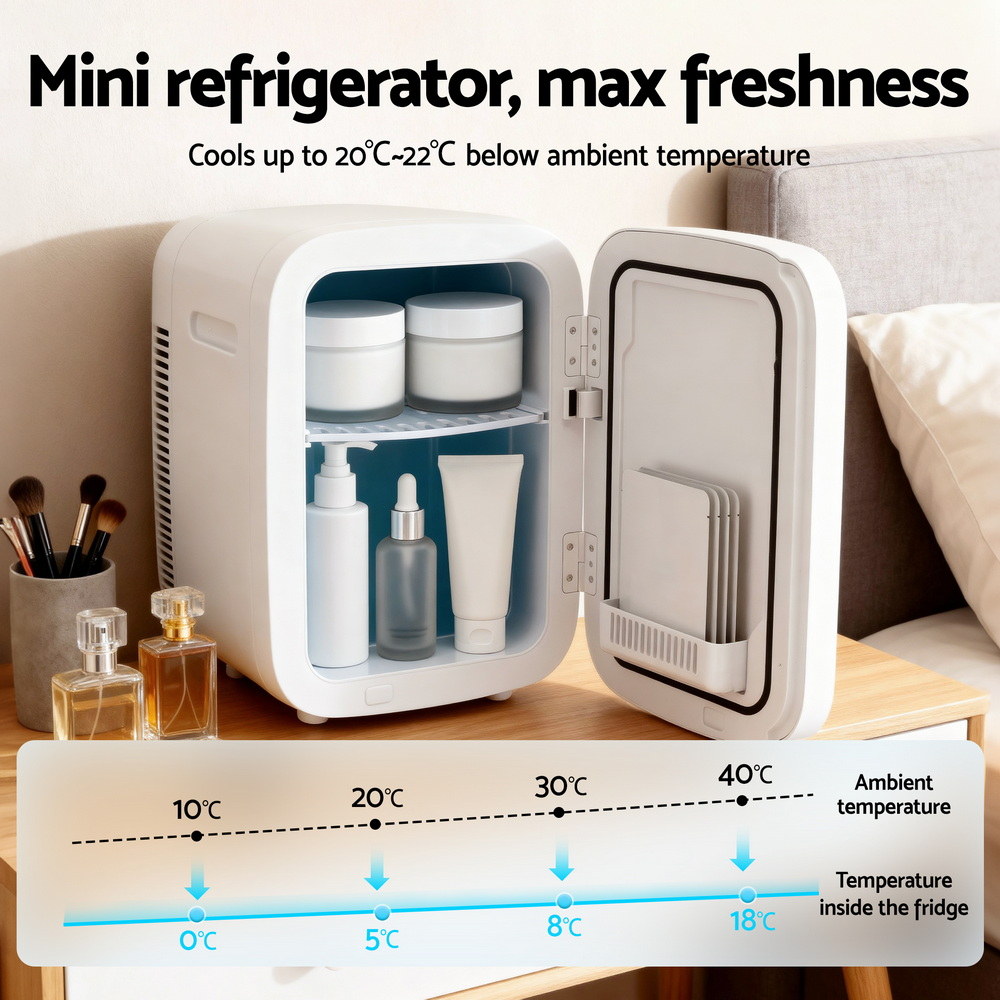 Glacio Mini Fridge 22L Portable White Electric Cooler Warmer Car Office 12V 220V — image 6