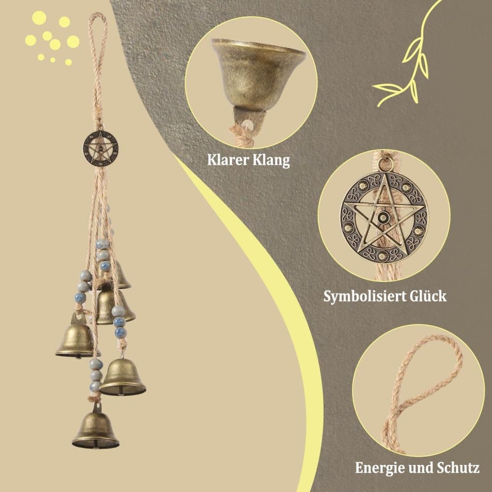 Outdoor Metal Wind Chime with Pleasant Sound, Easy to Hang, Decorative Garden Pendant — image 3