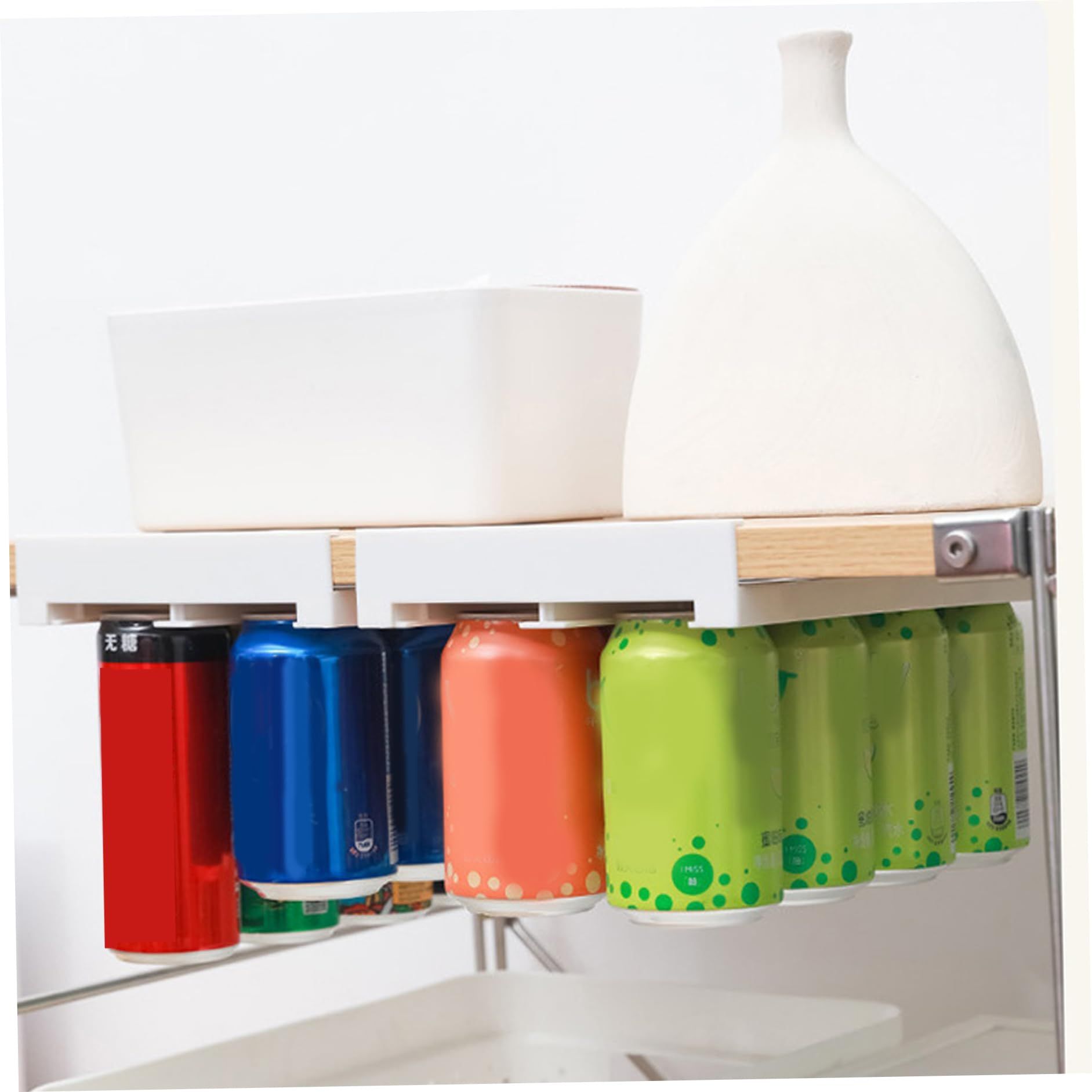 Can Dispenser Refrigerator Drink Storage Shelf Fridge Hanging Can Holder can dispenser fridge can holder 5.7cm caliber — image 5