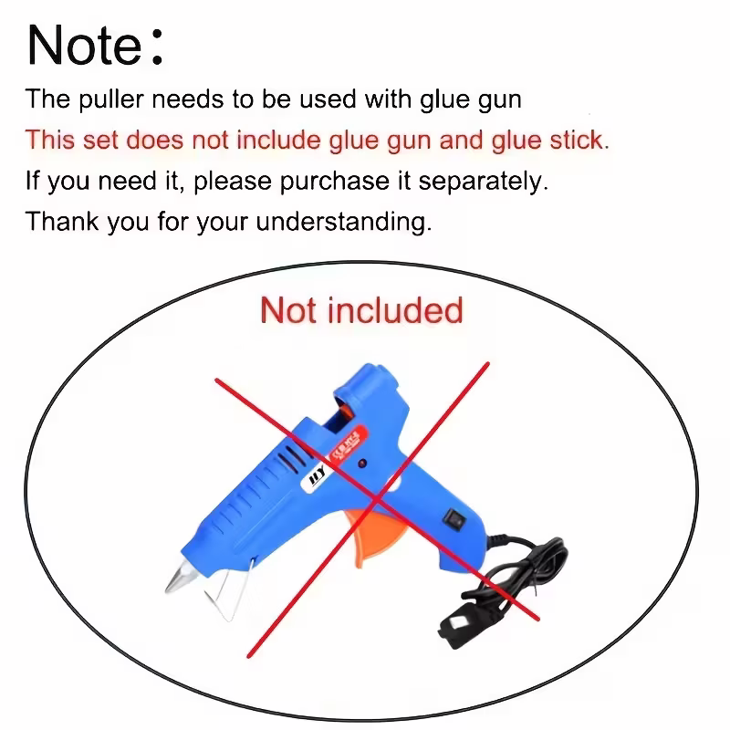 Car dent repair TOOLS, short T-pull repair puller tools without sheet metal repair — image 4