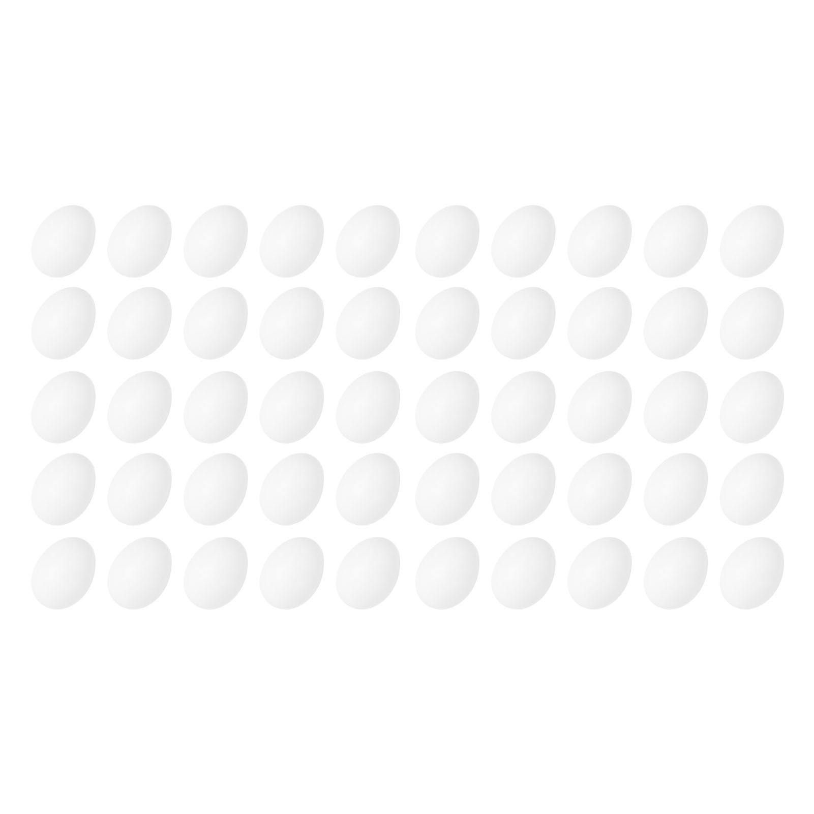 50pcs Plastic Fake Pigeon Egg Solid Fake Egg Simulation Hatching Breeding Supplies for Birds — image 6