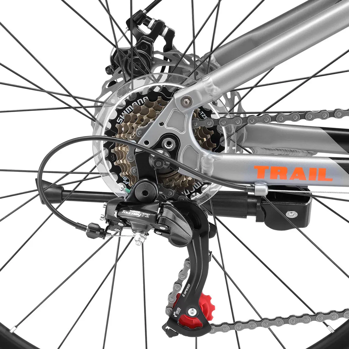 Progear Trail Dual Suspension MTB 26*17" Black Ember โ image 3