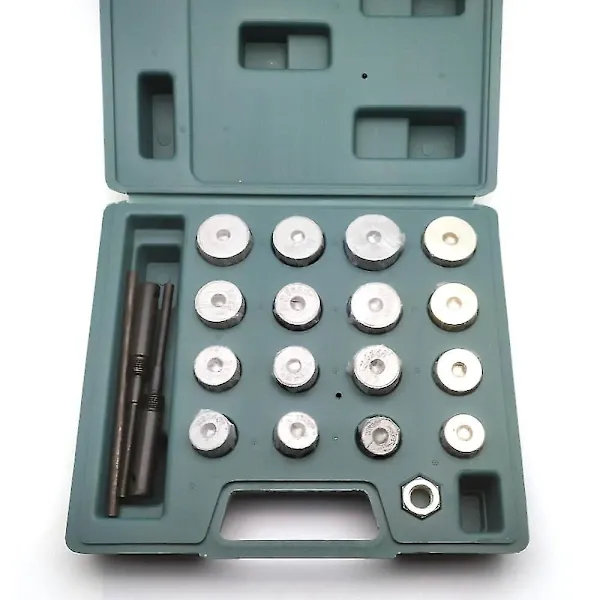 18pcs/set Carbide Valve Grinding Wheel Valve Seat Cutter Broach Head Tool Holder Engine Valve Seat Repair Tool Kit, Made of Diamond — image 2