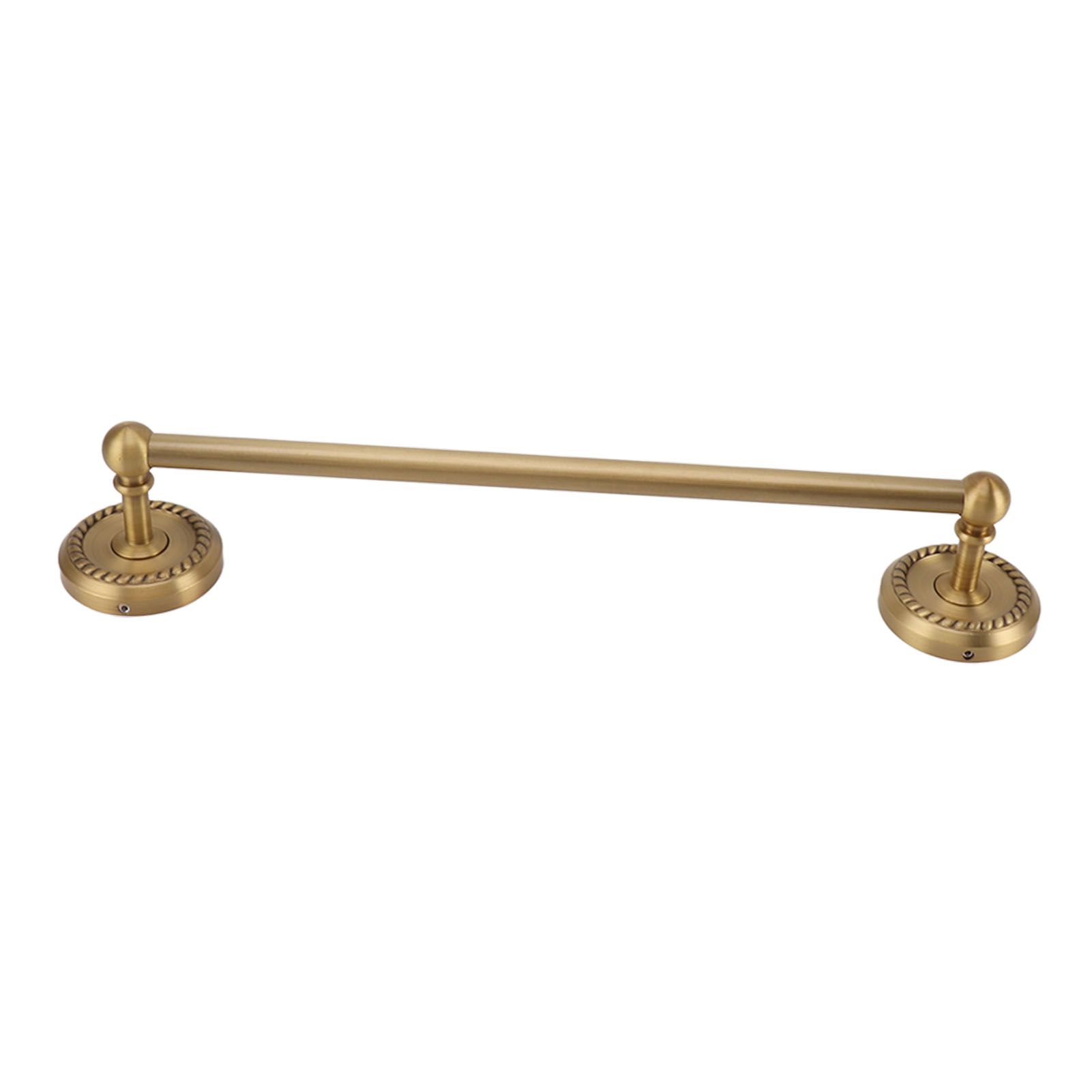 All Copper Bathroom Towel Bar European Style Wall Mounted Towel Rack for Bathroom 41cm Antique Color โ image 6