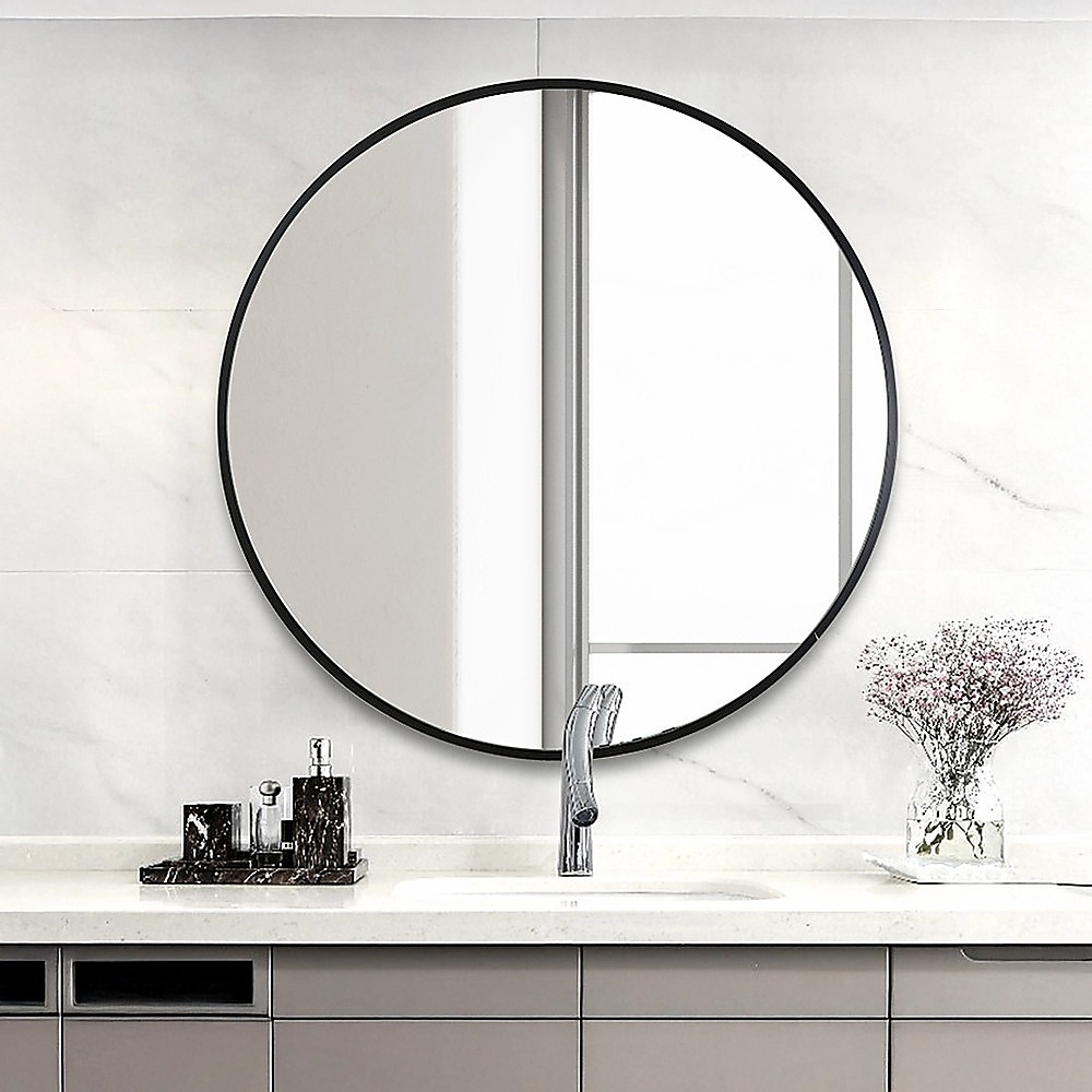 60cm Round Wall Mirror Bathroom Makeup Mirror by Della Francesca โ image 6