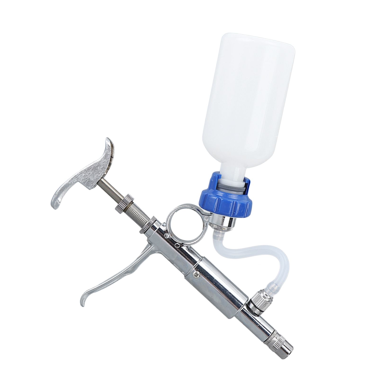 Adjustable Continuous Injection Syringe Stainless Steel Plastic Animal Syringe 5ml Detachable Animal Syringe for Home Farm โ image 2