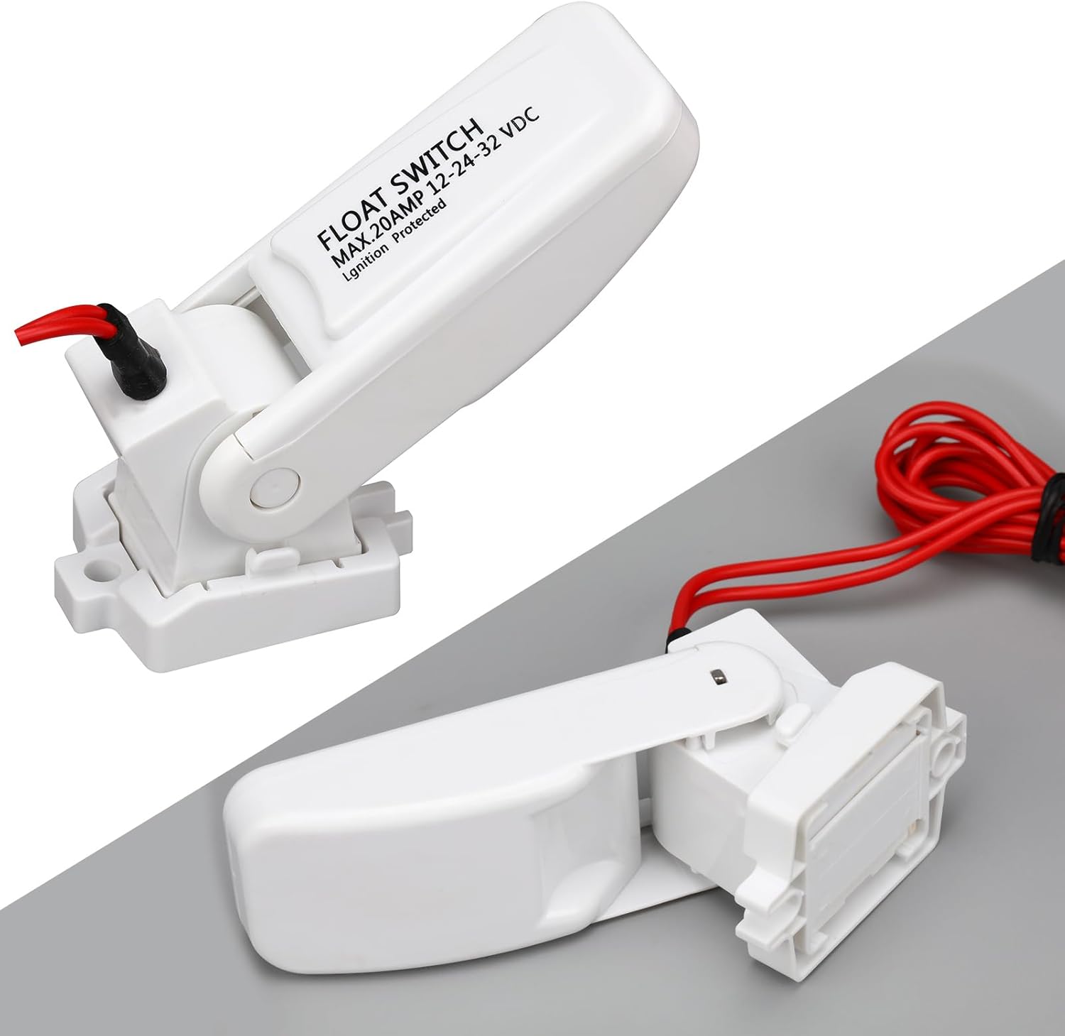 Landhoow Automatic Boat Bilge Pump Float Switch, 12v 24v 32v Bilge Float Switch Moisture Tight Seals for Automatic Electric Water Pump Accessories Ignition โ image 4