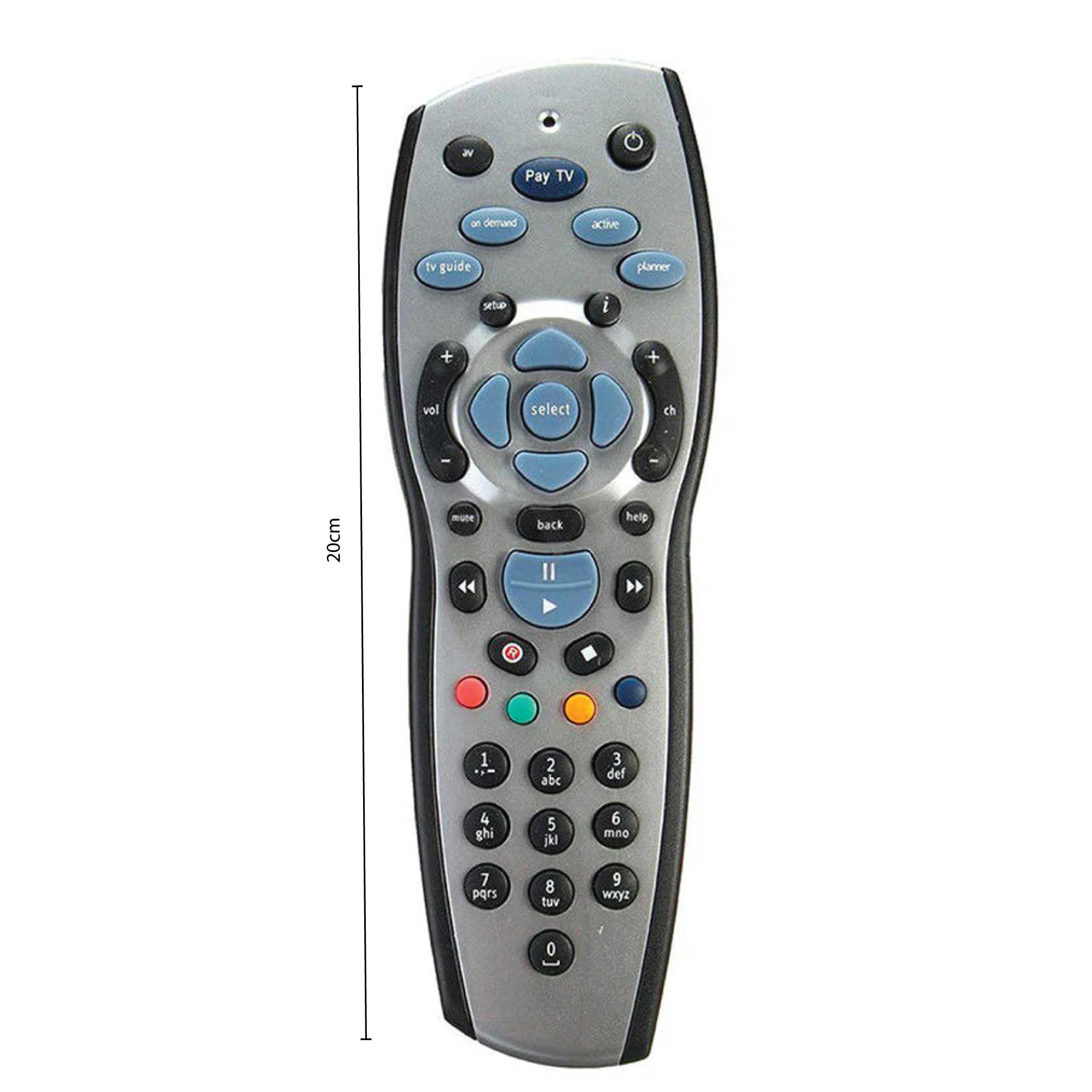 4x Tooleroo PayTV Remote Control Compatible with Foxtel MYSTAR SKY NZ - Silver โ image 2