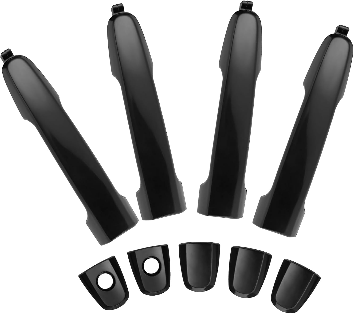 4Pcs Exterior Door Handles for Toyota Camry 2002-2006, Corolla Matrix 2003-2013, RAV4 2001-2012, Prius 04-09, Pontiac Vibe 2003-2010, Front & Rear Driver &