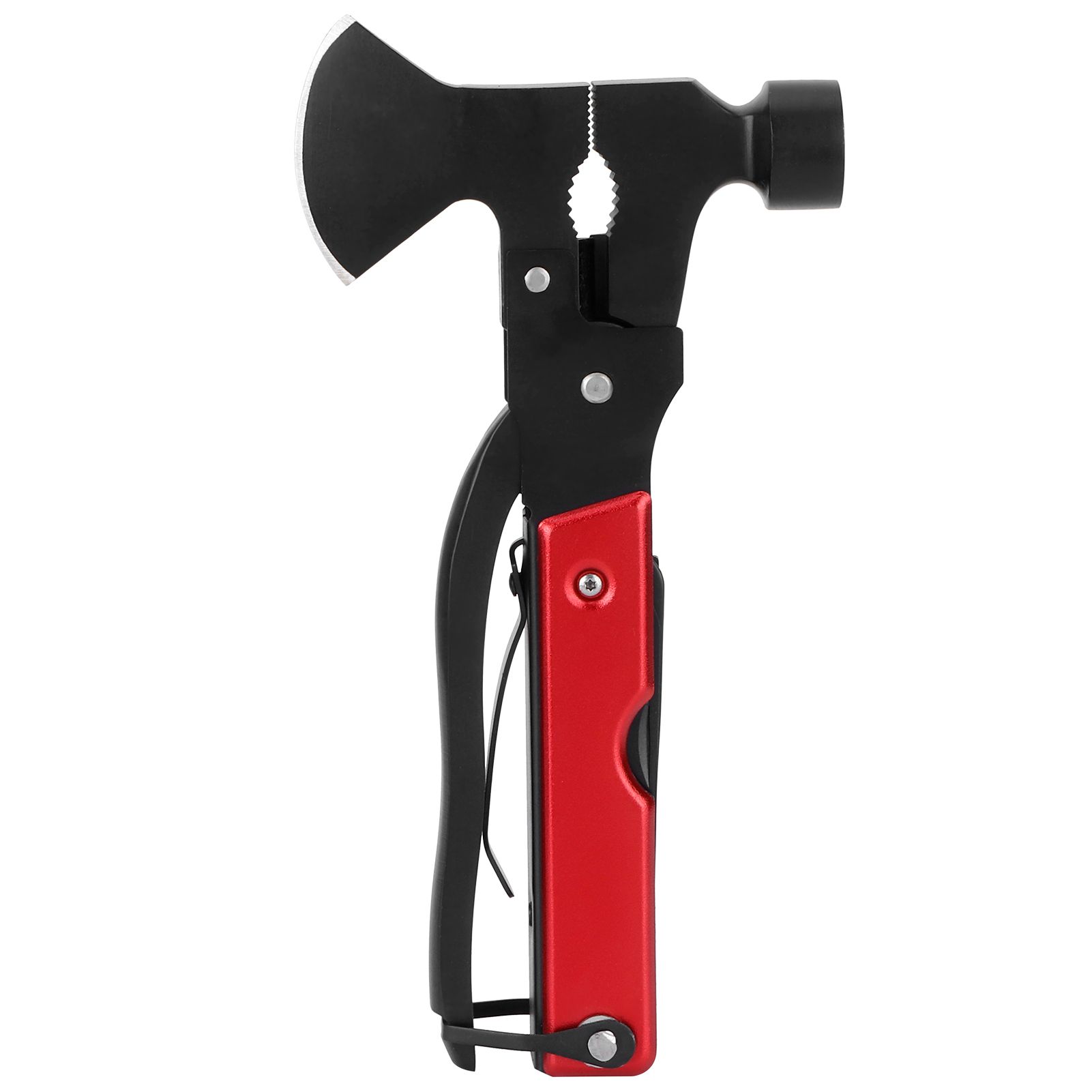 15In1 Axe Hammer MultiFunctional Camping Survival Screwdrivers Pliers Bottle Opener(Red ) โ image 6