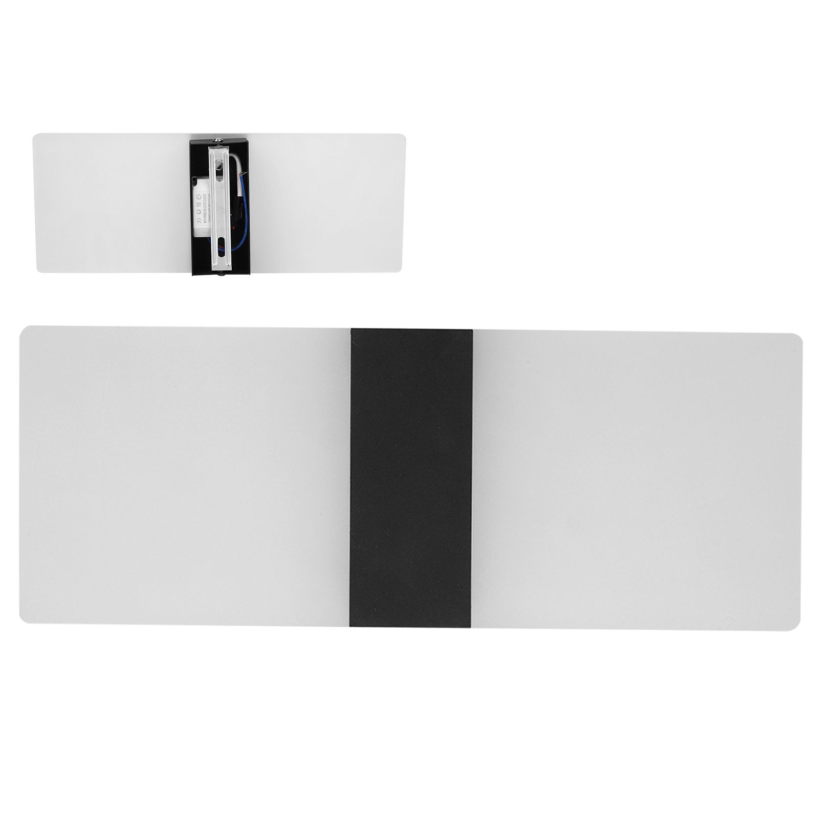 LED Acrylic Indoor Room Wall Mounted Sconce Light Bed Night Lamp (Warm Light & Black L) โ image 4
