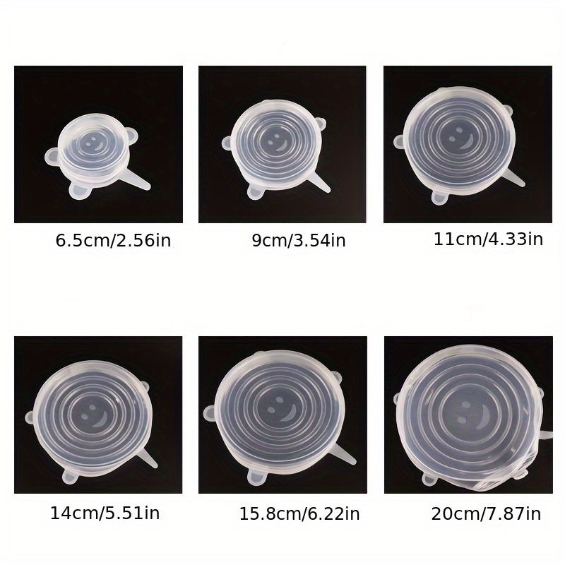 12/18pcs of Flexible Silicone Bowl Covers, Sealed Packaging for Refrigerator And Microwave, Kitchen Food And Vegetable Preservation Additions 18 Pcs — image 5