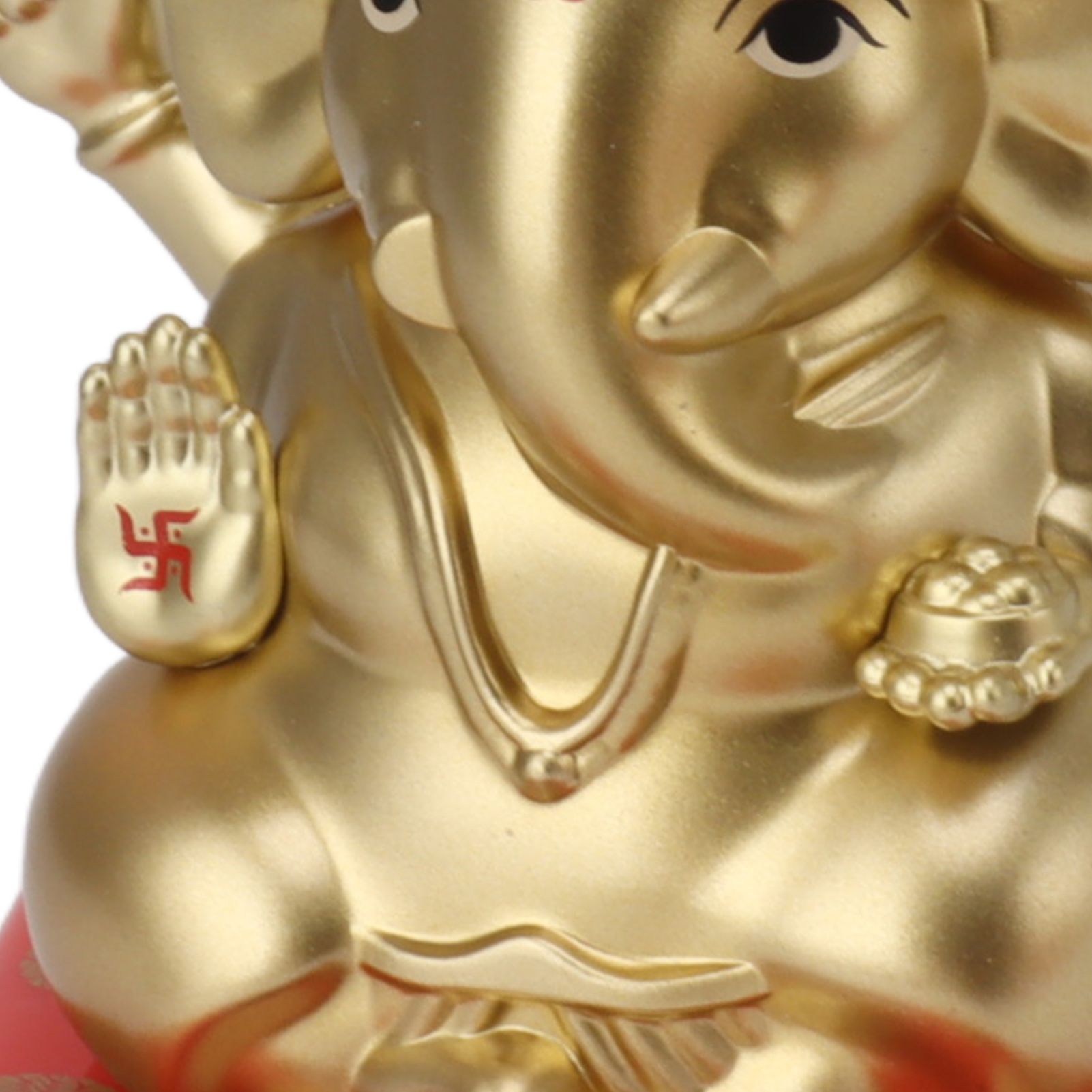 Ganesha Elephant God Statues Solar Powered Indian Ganesha Idol Figurine for Car Dashboard Home Decor Crafts Gold โ image 5