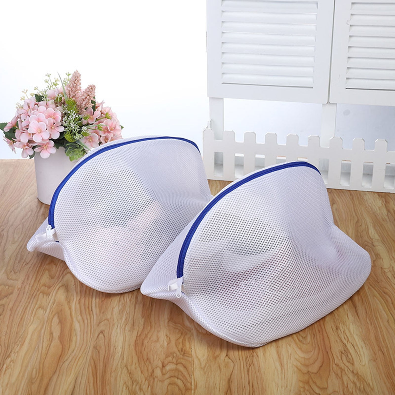 Shoe Wash Bag, Mesh Laundry Bag with Zipper, Portable Washable Shoe Storage Pouch Cleaning Laundry Bag for Sneakers Sock Toys Slipper S โ image 4