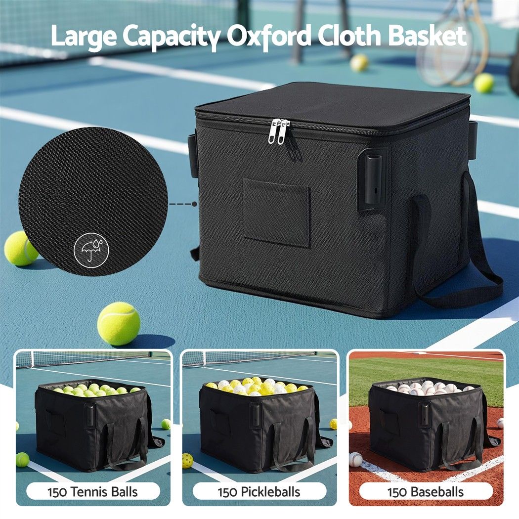 Everfit Foldable Tennis Hopper Stand with Wheels Holds Up to 150 Balls โ image 4
