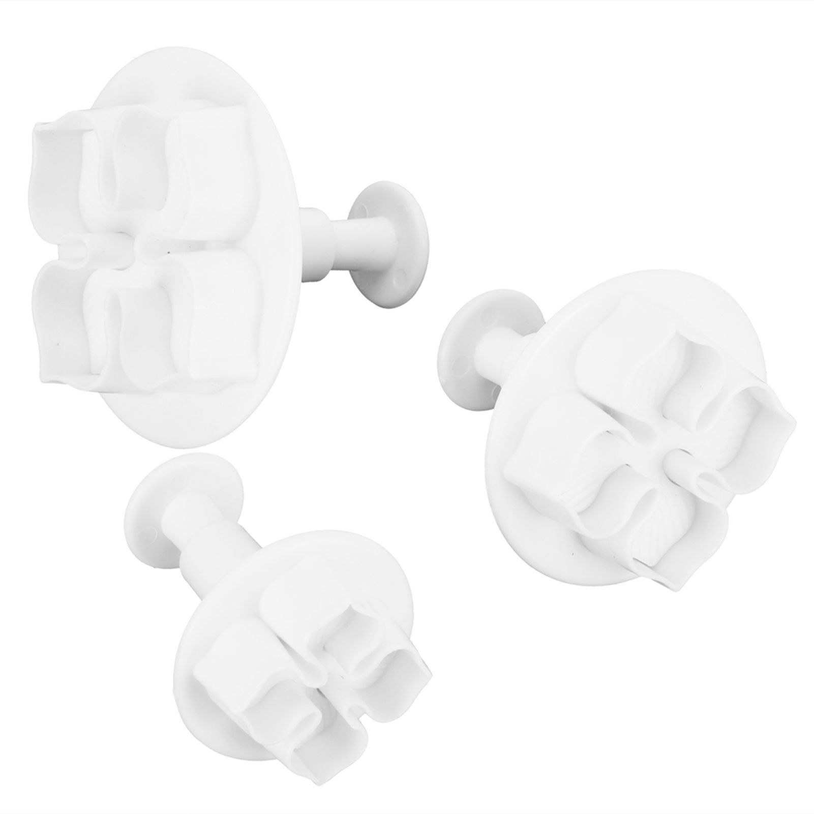3Pcs Cake Decorating Mold Hydrangea Pattern Biscuits Cutter Spring Mold Baking Pastry Tool — image 4