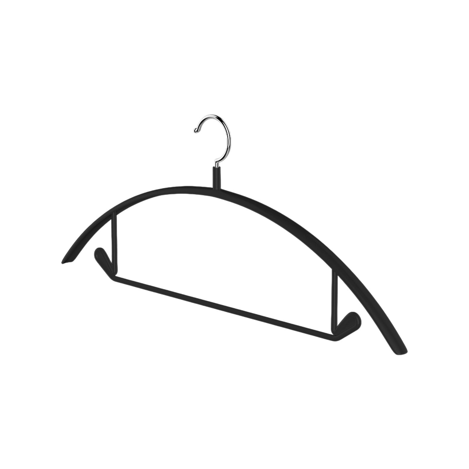 Premium Velvet Hangers, Heavyduty- Non Slip No Shoulder Bump Suit Hanger - Chrome Hooks,Space Saving Round Clothes Hanger for