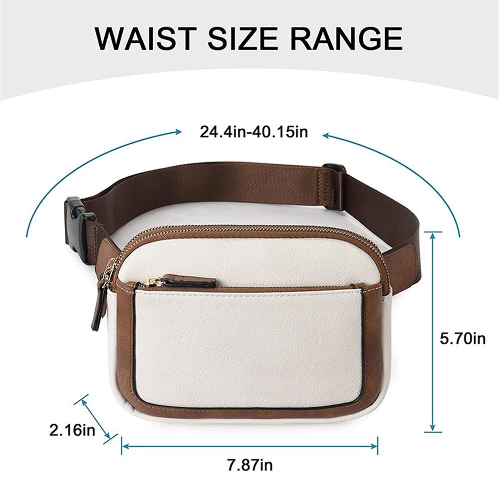 Belt Bag for Women, Mini Everywhere Crossbody Waist Bag Adjustable Strap, Vegan Leather Women's Pack โ image 3