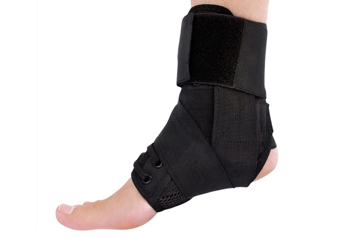 Adjustable Lace Up Ankle Brace Support for Sports Running Basketball - S โ image 3