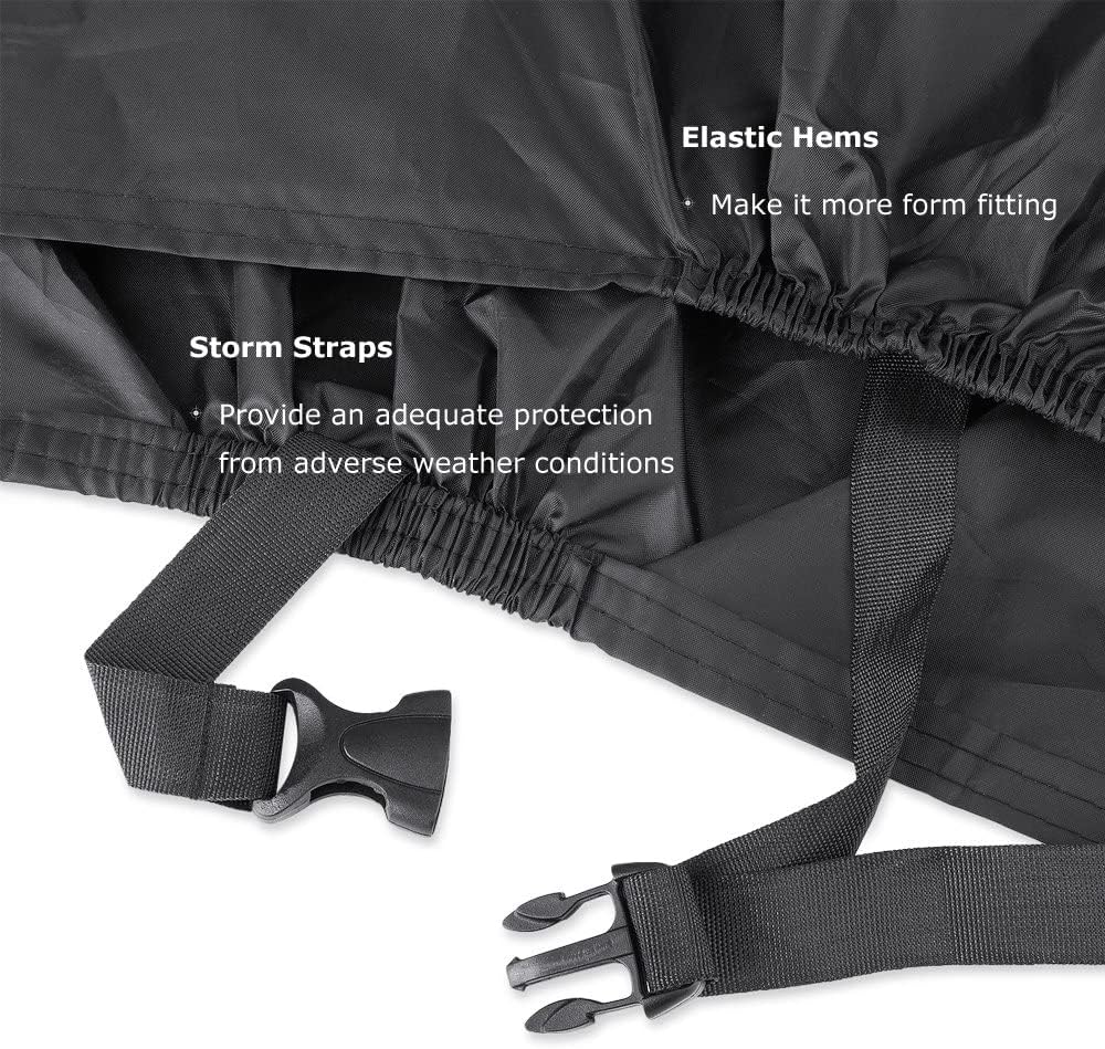Bicycle cover - Waterproof bicycle cover - Dust, rain and UV protection - Suitable for 2 bicycles - Suitable for mountain bikes/racing bikes — image 3