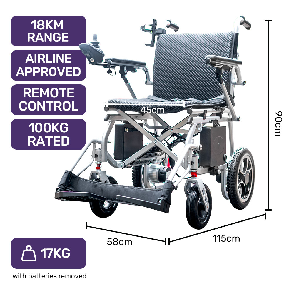 EQUIPMED Power Electric Wheelchair 18km Range — image 2