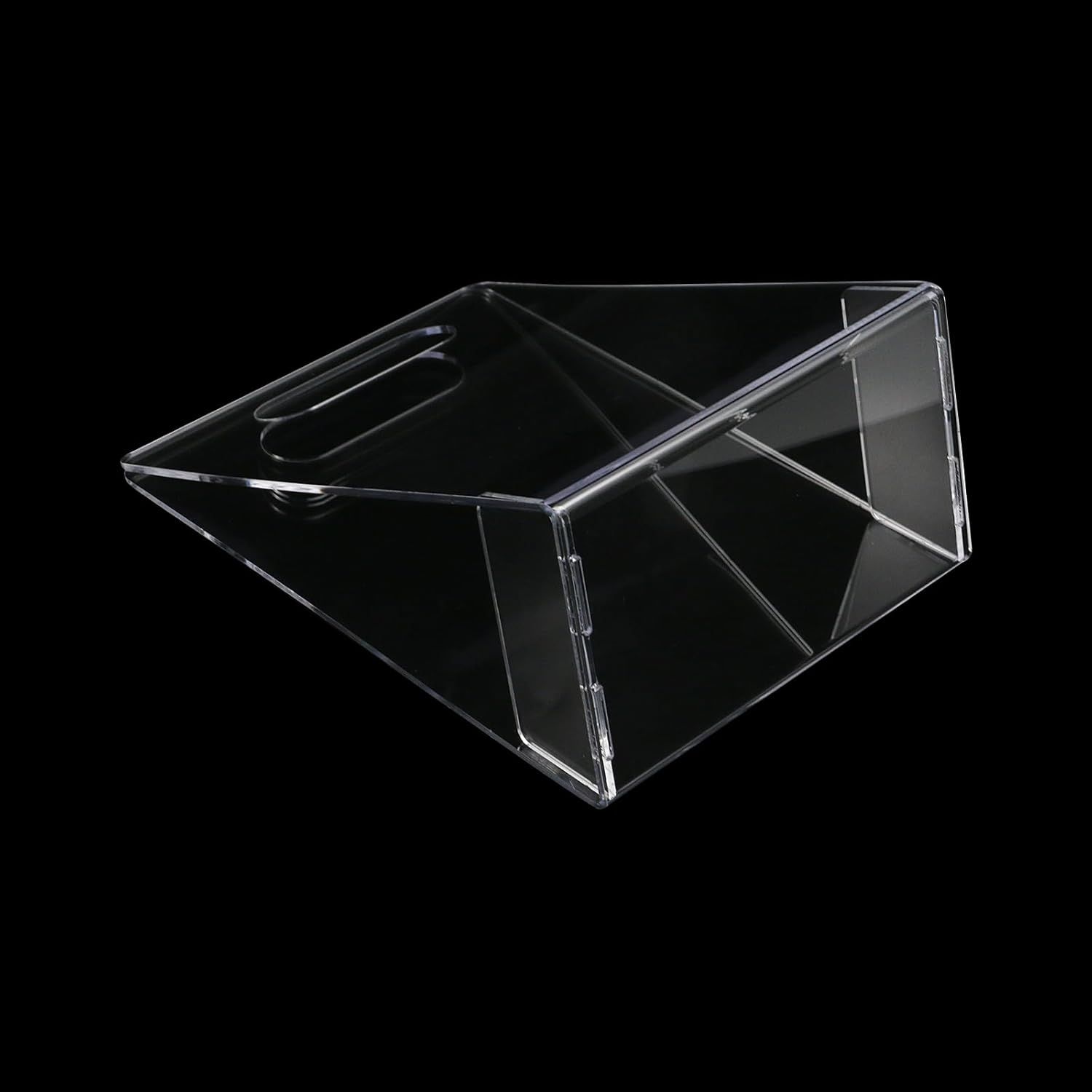 Acrylic Wedding Flower Basket Hand-Held Flower Bag Acrylic Bag Vase for Flowers, Decorative Acrylic Flower Bag for Party — image 2