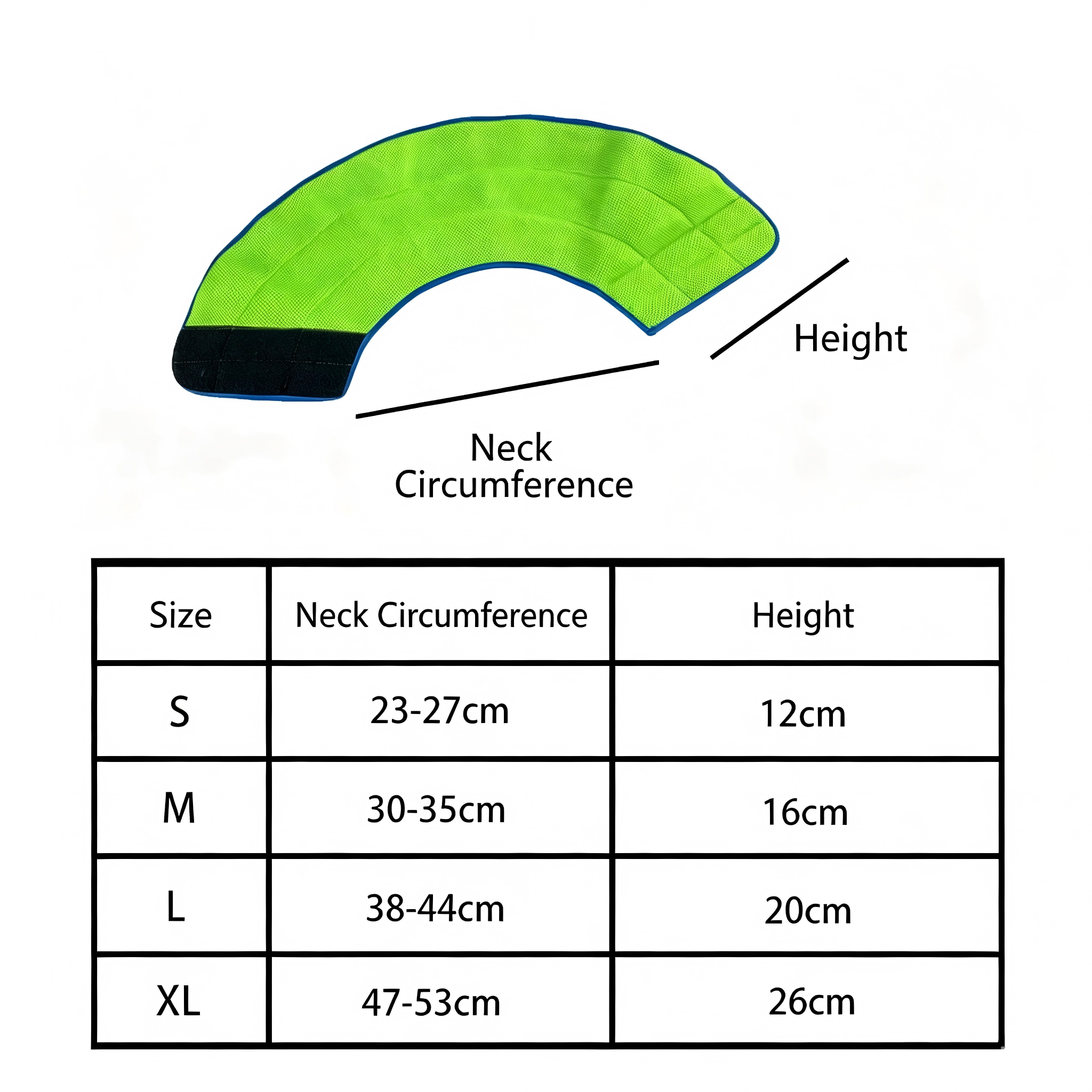 Soft Breathable Dog Cone Collar, Adjustable Pet Recovery E‑Collar for Medium Dogs & Cats, Anti‑Licking Wound Protection Elizabethan Collar, Size M — image 5