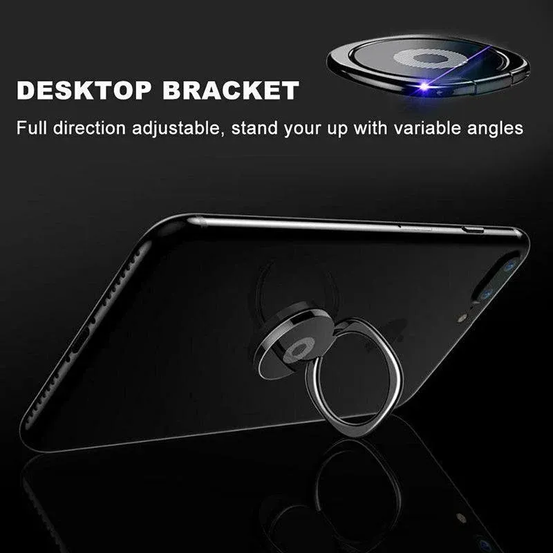 Iring Phone Ring Finger Holder Stand Mobile Grip with Mount Hook for iPhone and iPad - Rose Gold โ image 5