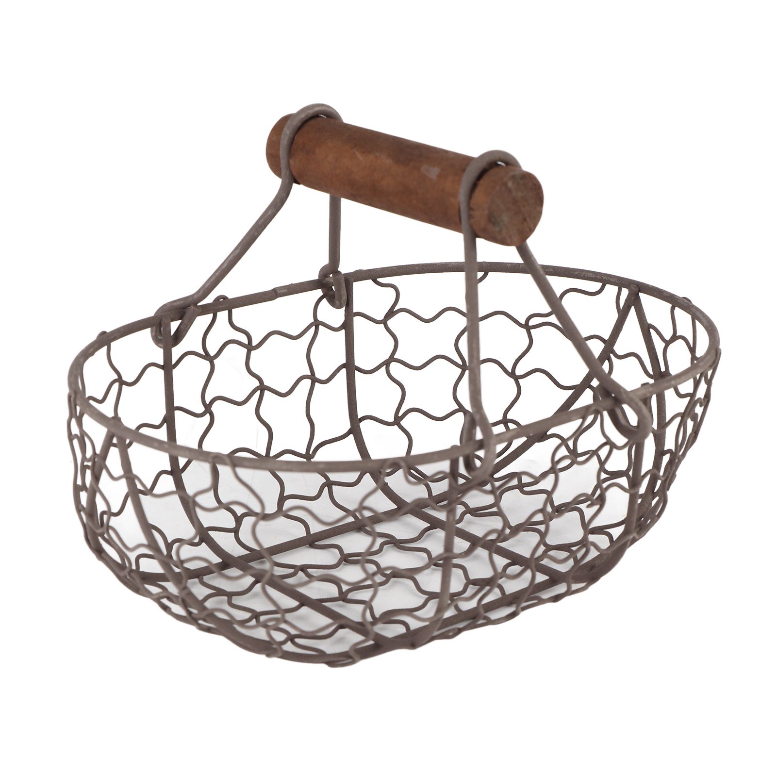 2pcs Flower Girl Basket Wedding Flower Baskets Metal Baskets Home Decor — image 5