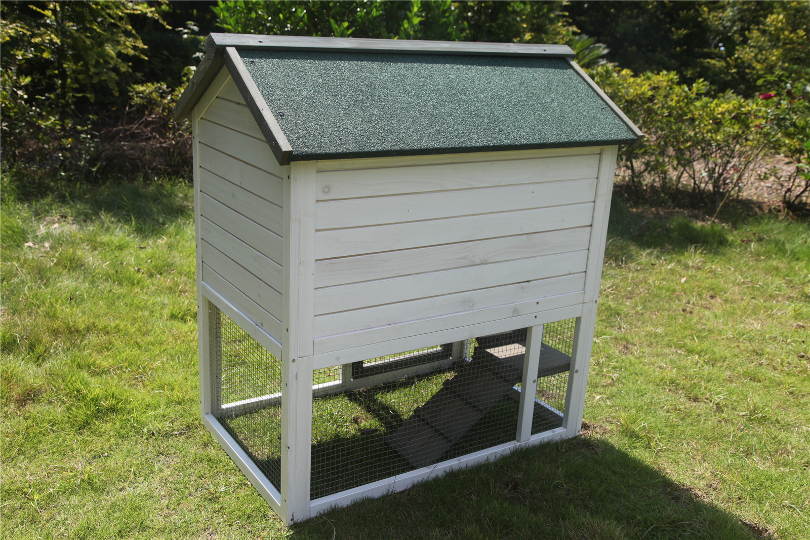 YES4PETS XL Double Storey Rabbit Hutch Guinea Pig Ferret Cage 102x65x98cm — image 4