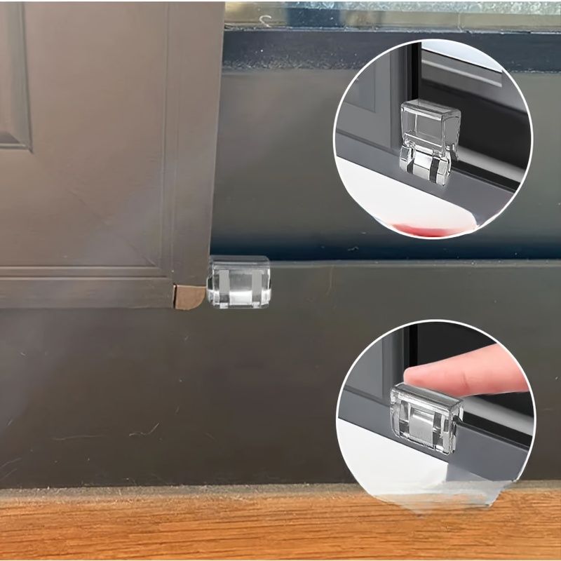 2pcs Window Lock Buckles for Screen Door Fastening, Sliding Door and Window Stopper 2pcs — image 5